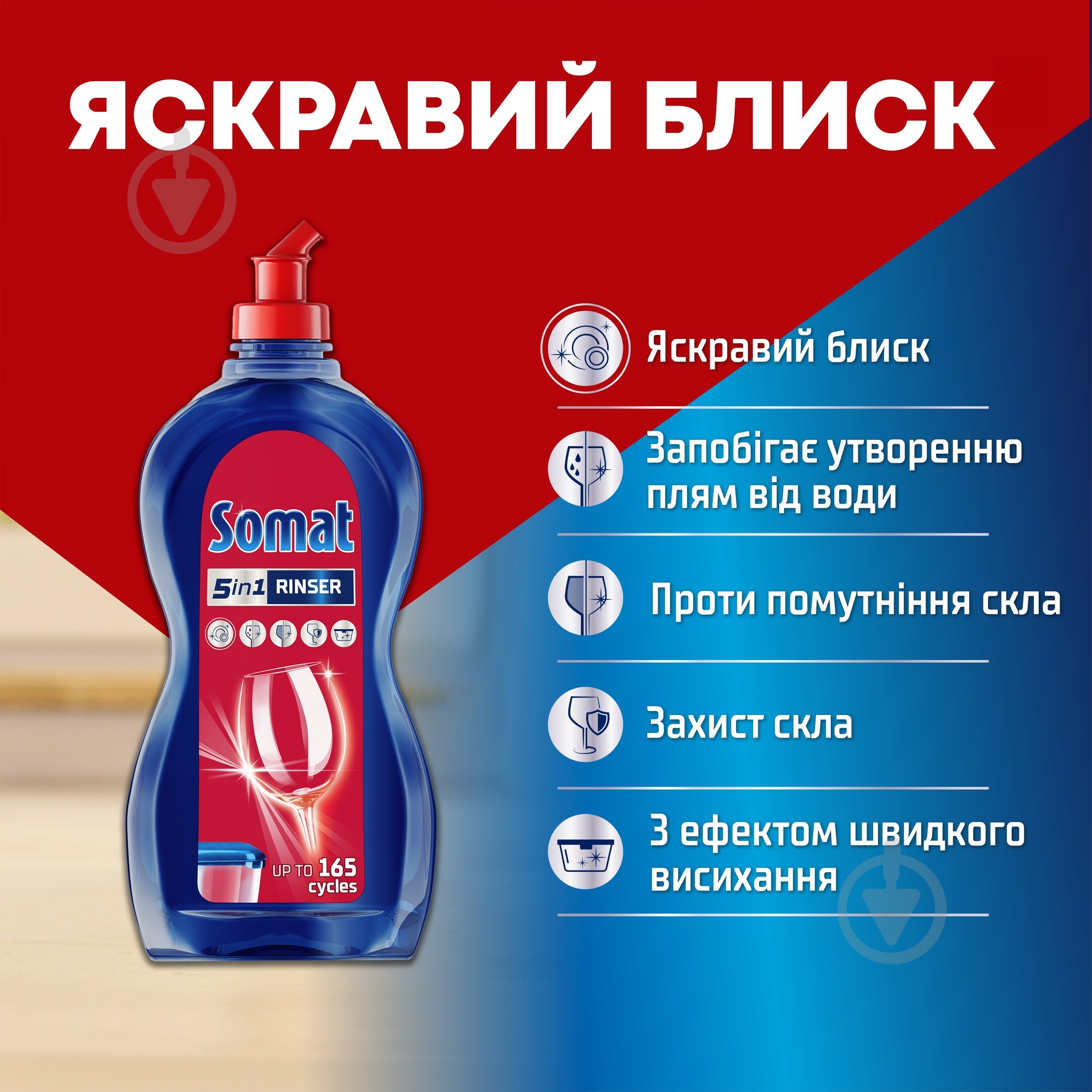 Ополіскувач для посудомийних машин Somat Additives 0,5 л - фото 2