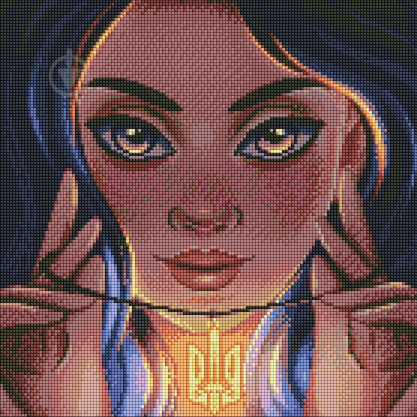 Алмазная мозаика Смелость 40х40 см Идейка - фото 1