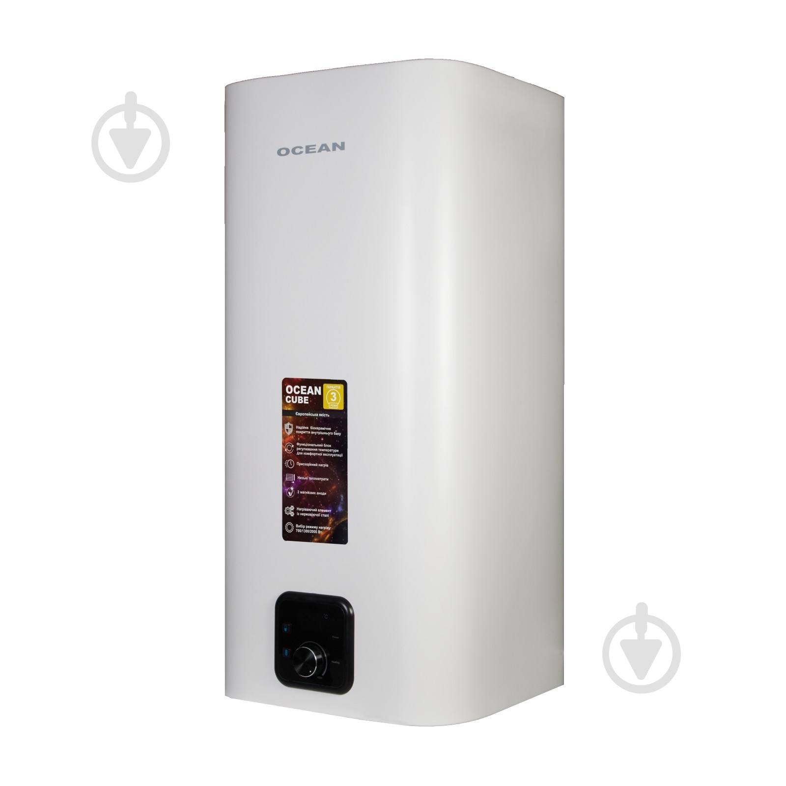 Бойлер Ocean CUBE RZF50D-4, ET+WT (мокрый тен) 50л - фото 3