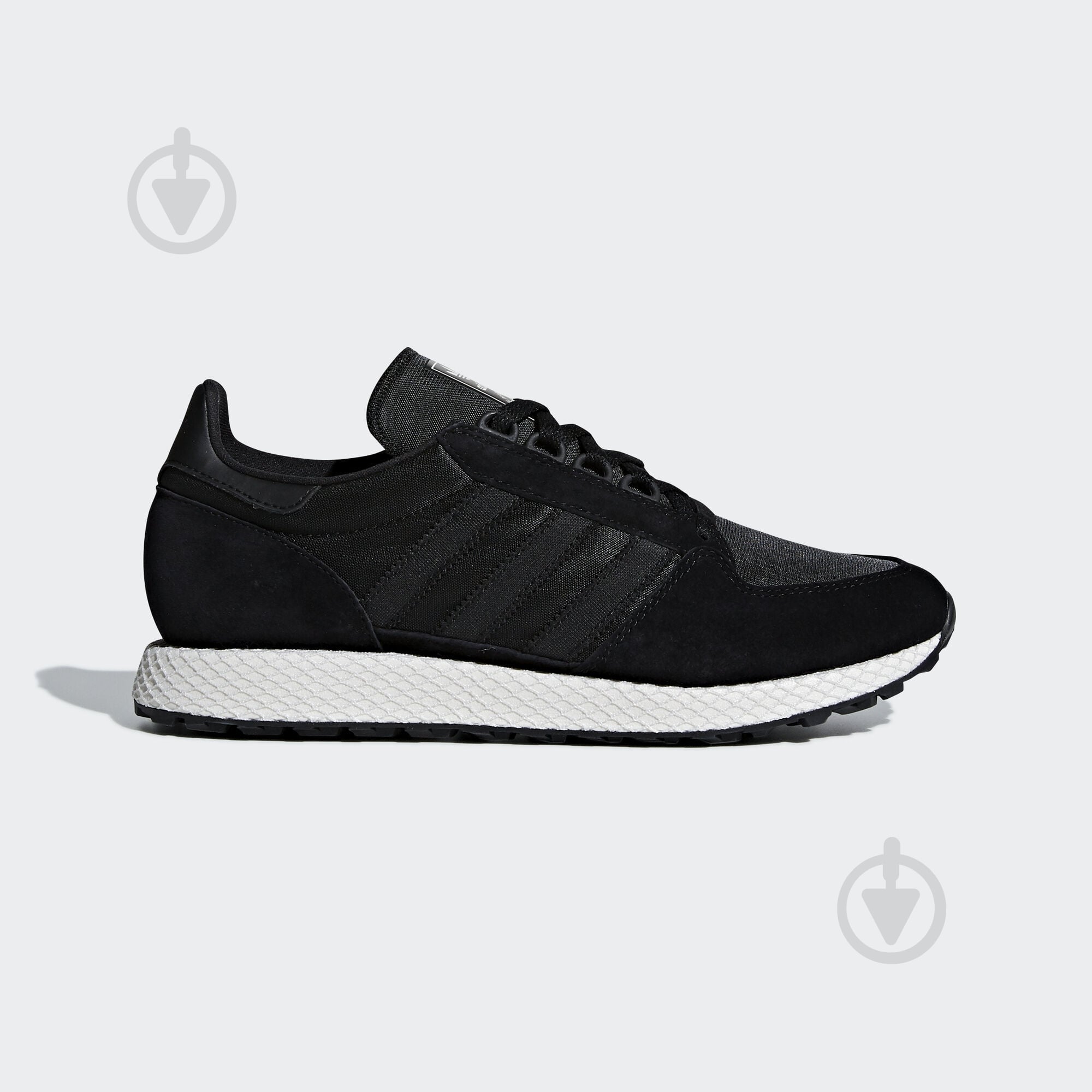 Кроссовки мужские зимние Adidas Forest Grove B37960 р.40 2/3 черные - фото 1
