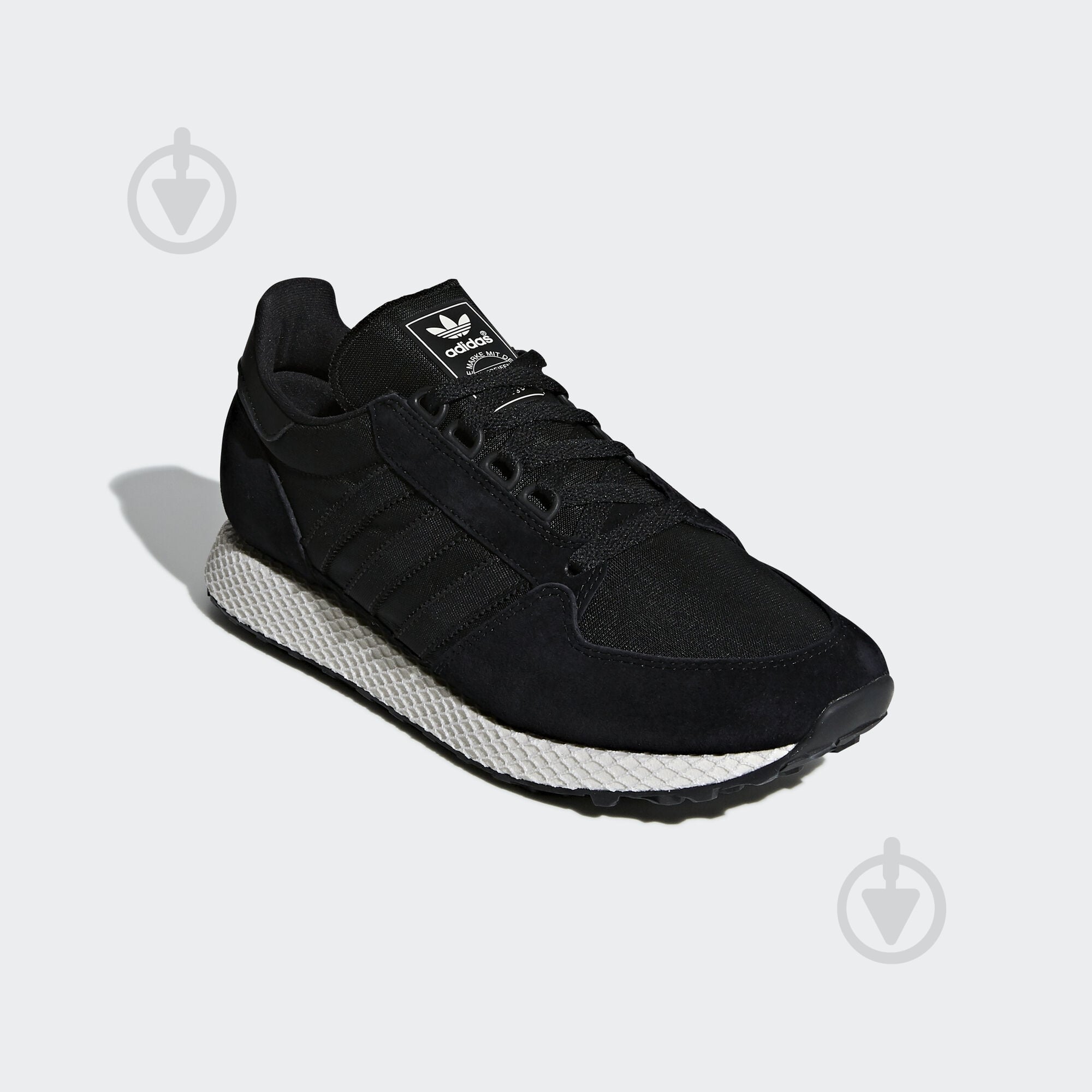 Кроссовки мужские зимние Adidas Forest Grove B37960 р.40 2/3 черные - фото 4