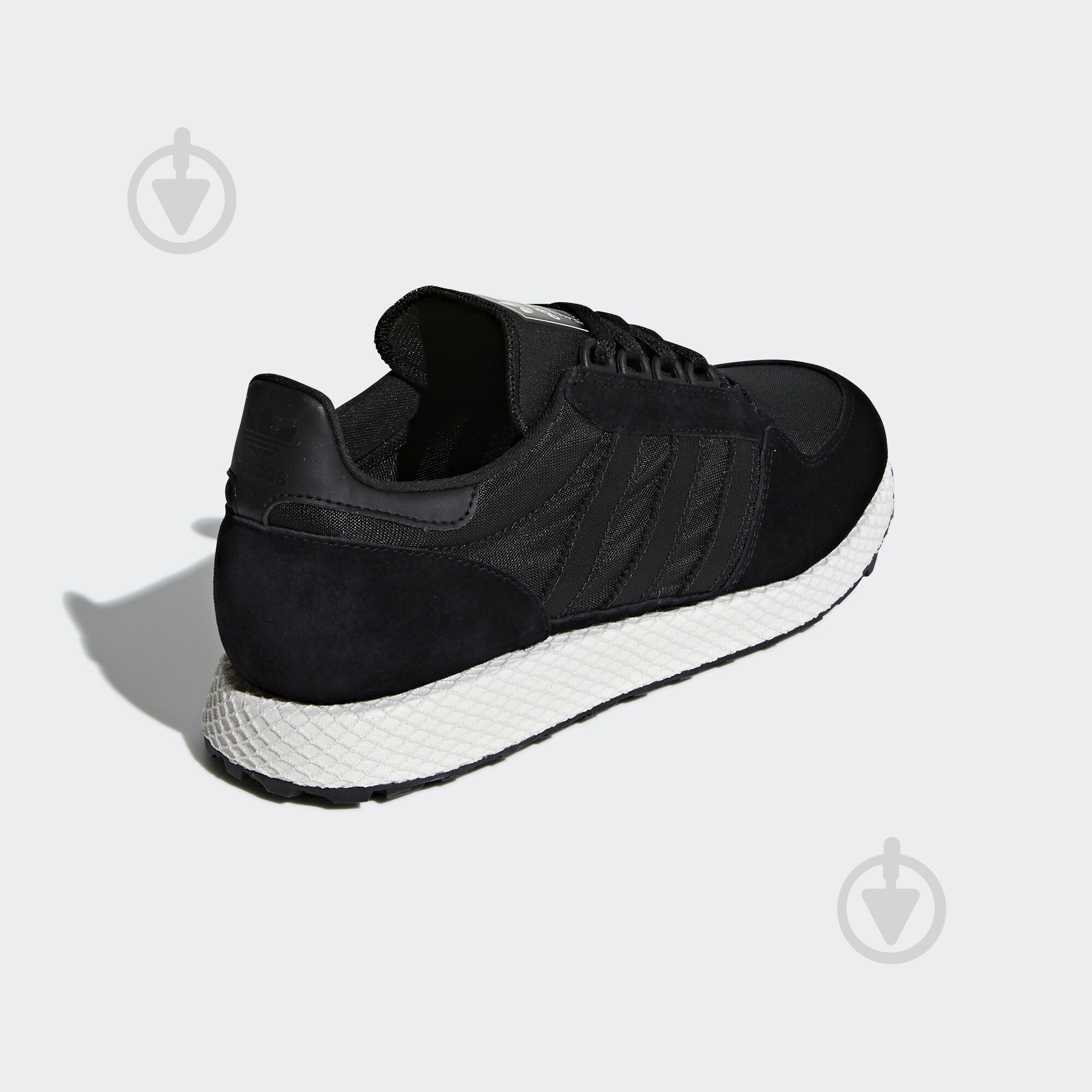 Кроссовки мужские зимние Adidas Forest Grove B37960 р.40 2/3 черные - фото 5