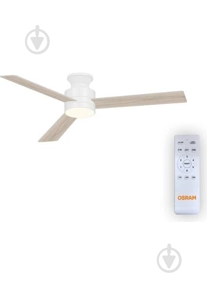 Люстра-вентилятор Osram CEILING BLADE 1x18 Вт white FAN Blade WT - фото 1