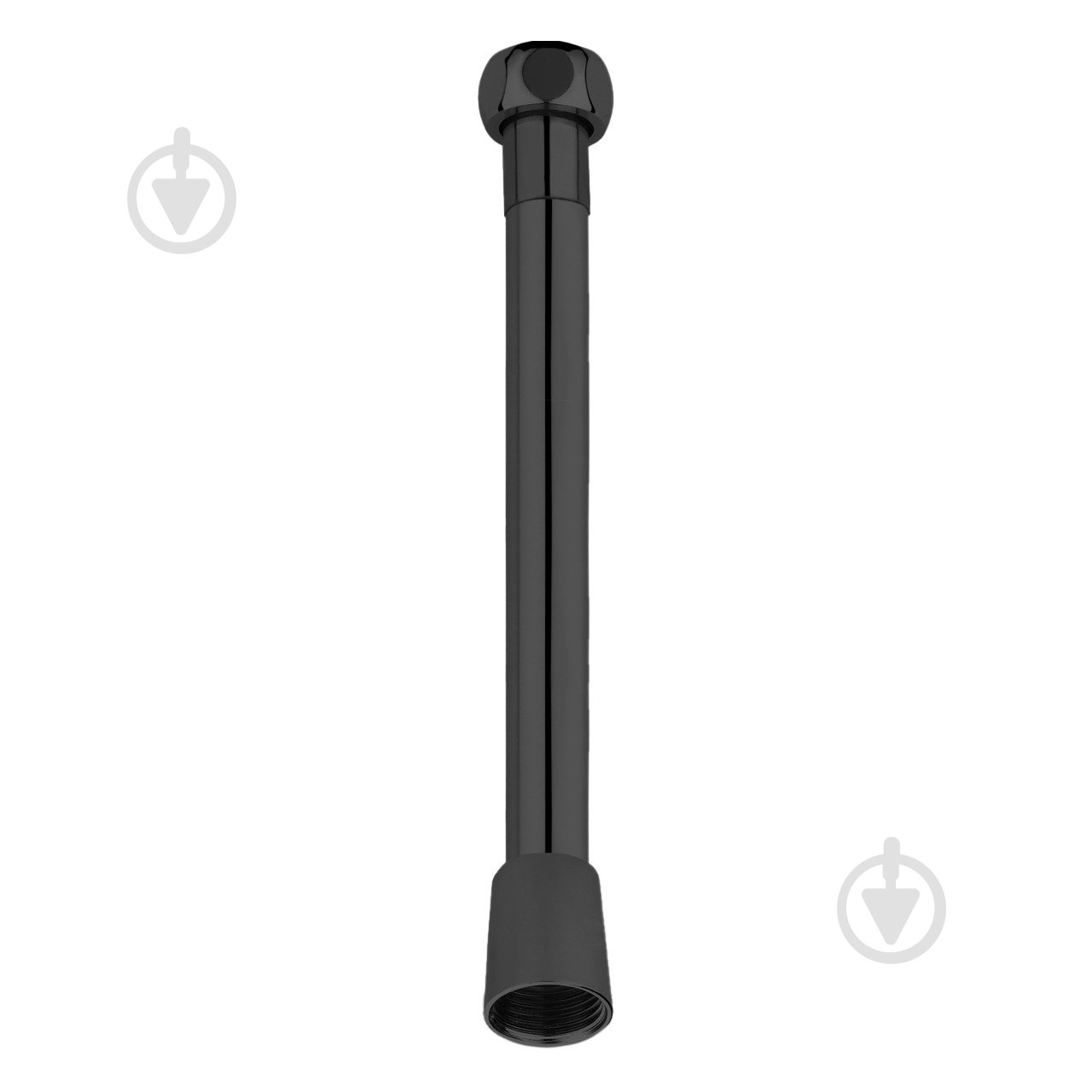 Шланг для душа Imprese PVC, 1500 мм, anti-twist, блистер, чорний матовый - фото 1