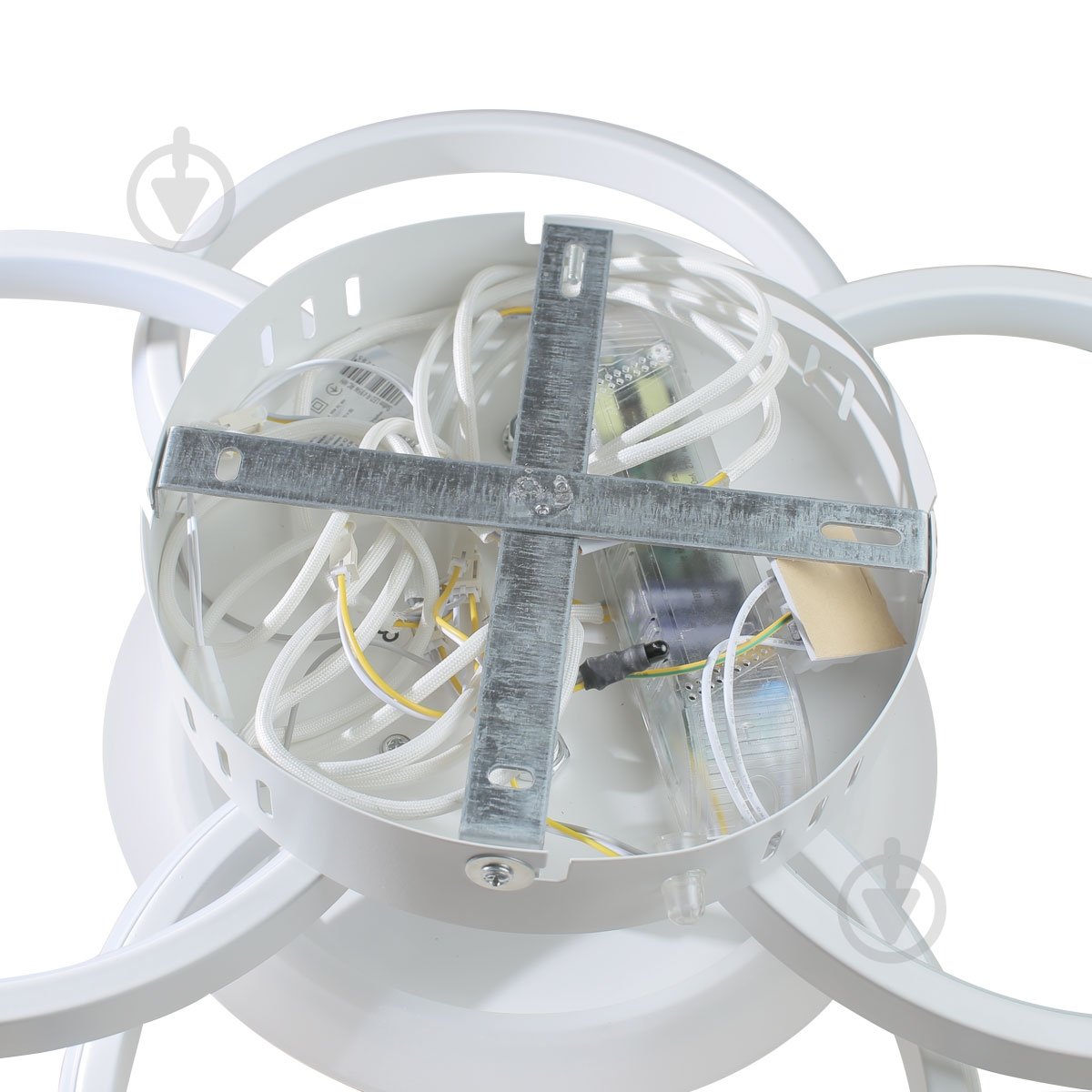 Люстра світлодіодна LED CONCEPT Sutton R 4 з пультом ДК 95 Вт білий - фото 5