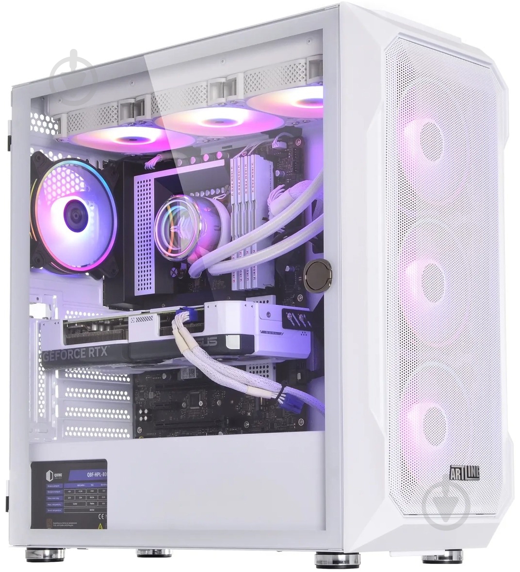 Комп'ютер Artline Gaming X96WHITE (X96Whitev103Win) white - фото 6 Комп'ютер Artline Gaming X96WHITE (X96Whitev103Win) white - фото 6