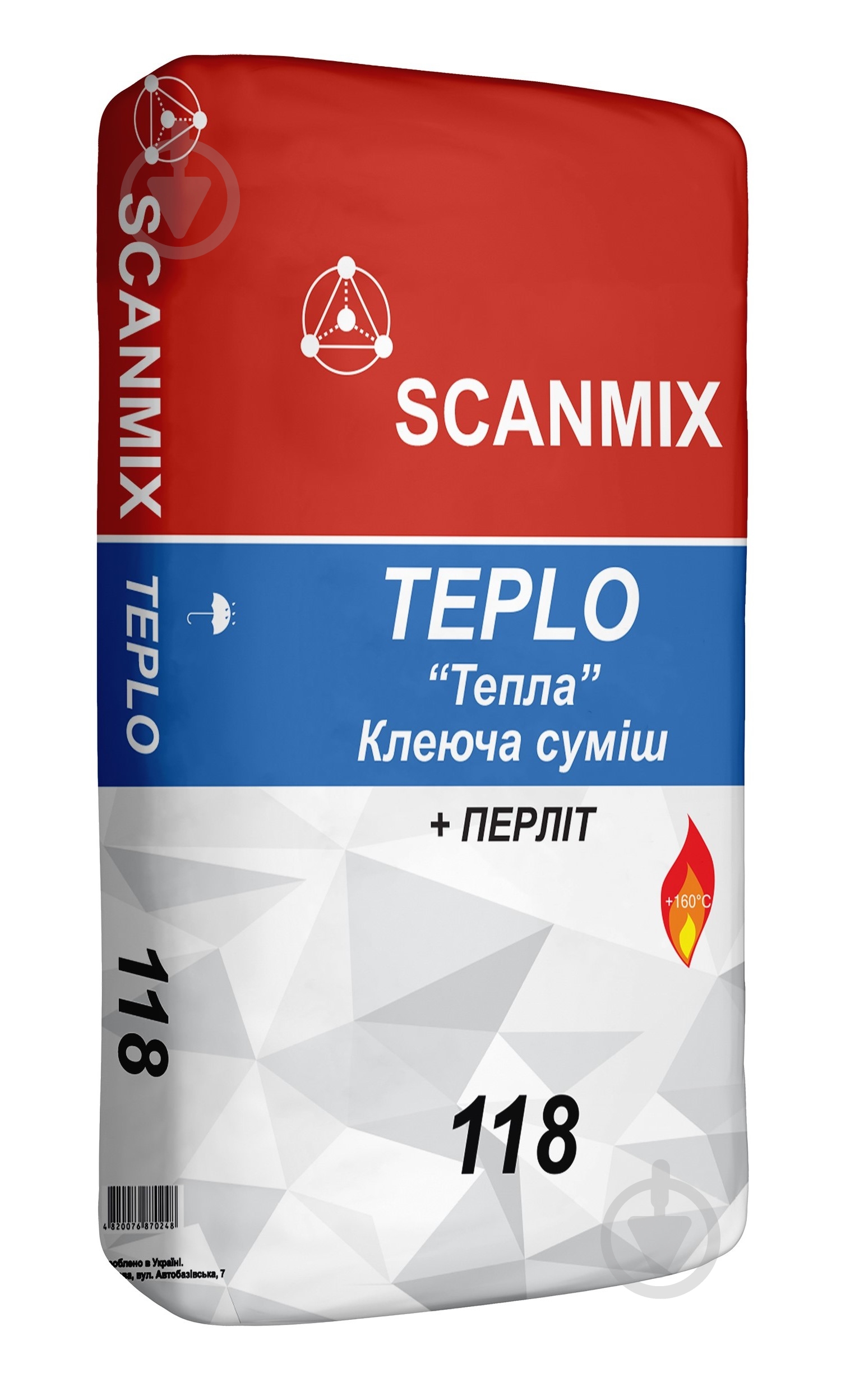Клей для каминов SCANMIX TEPLO 118 5 кг - фото 1