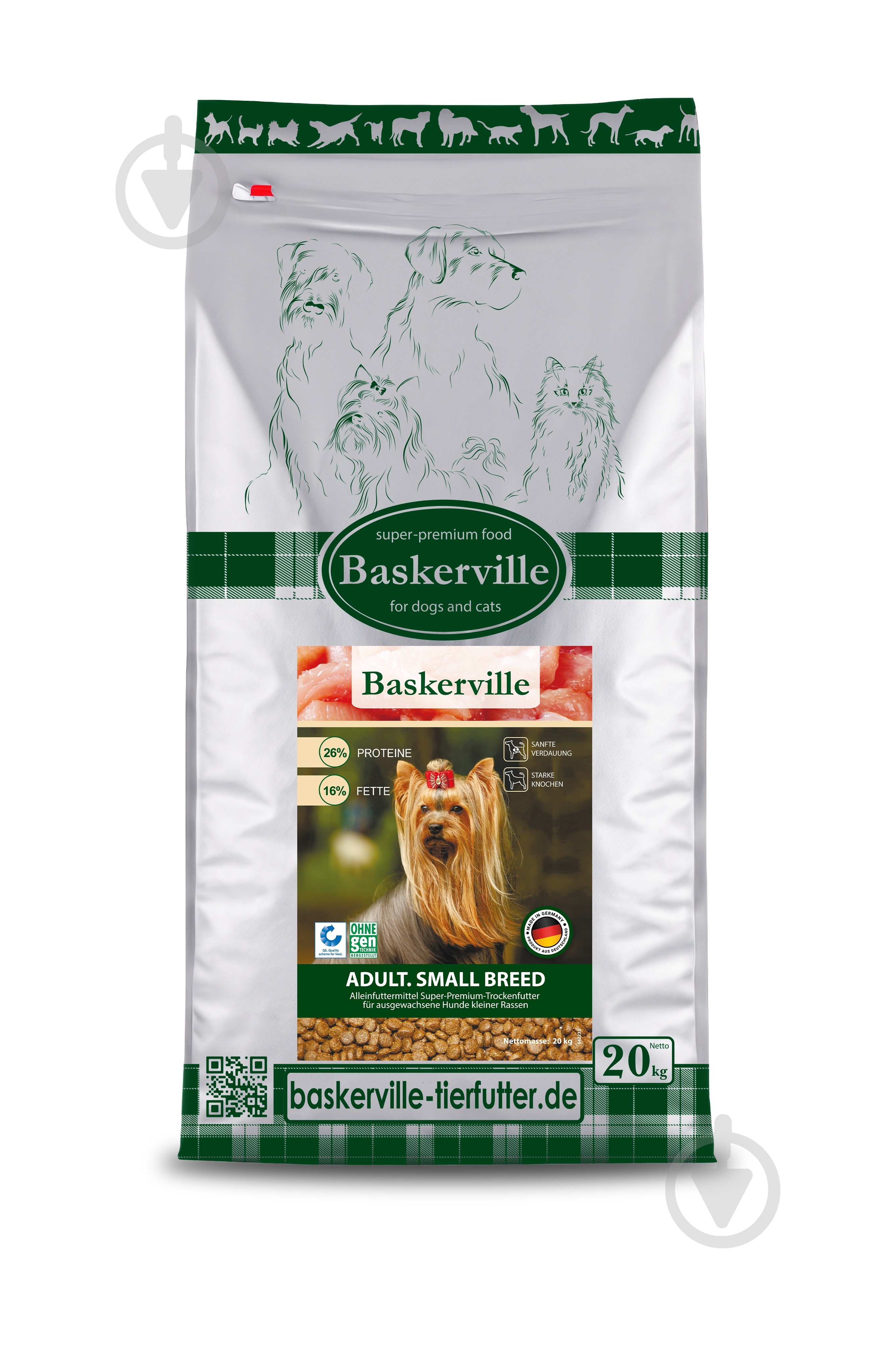 Корм сухой Baskerville Small Breed 20 кг - фото 1 Корм сухой Baskerville Small Breed 20 кг - фото 1