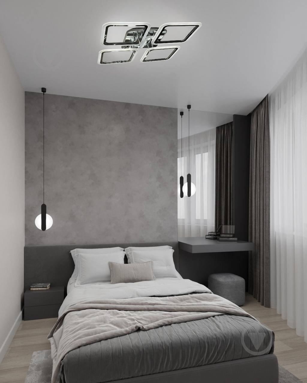 Люстра світлодіодна Accento lighting RGB Elbe AP S 4 з пультом ДК 90 Вт хром - фото 2