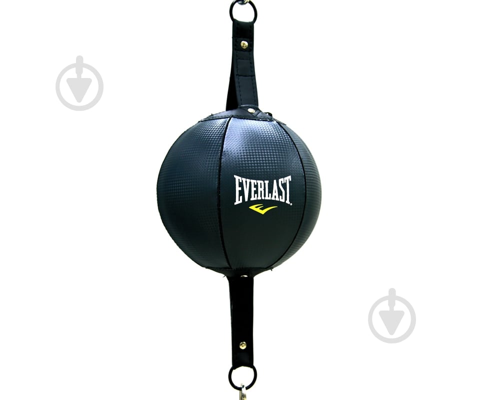 Груша Everlast PU Double End 20 см черный с серым - фото 1