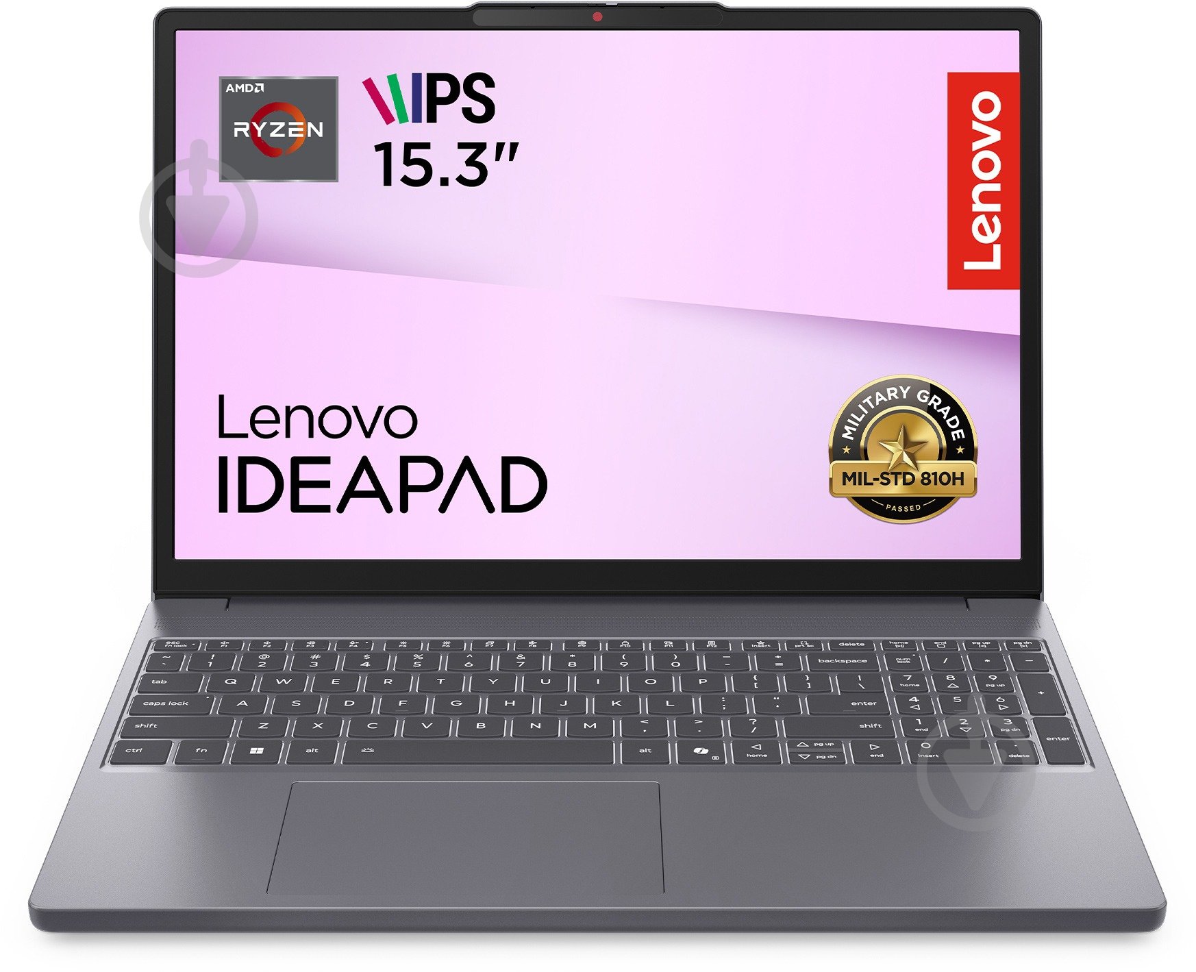 Ноутбук Lenovo ideapad Slim 3 15ARP10 15,3" (83K700A0RA) luna grey - фото 1 Ноутбук Lenovo ideapad Slim 3 15ARP10 15,3" (83K700A0RA) luna grey - фото 1