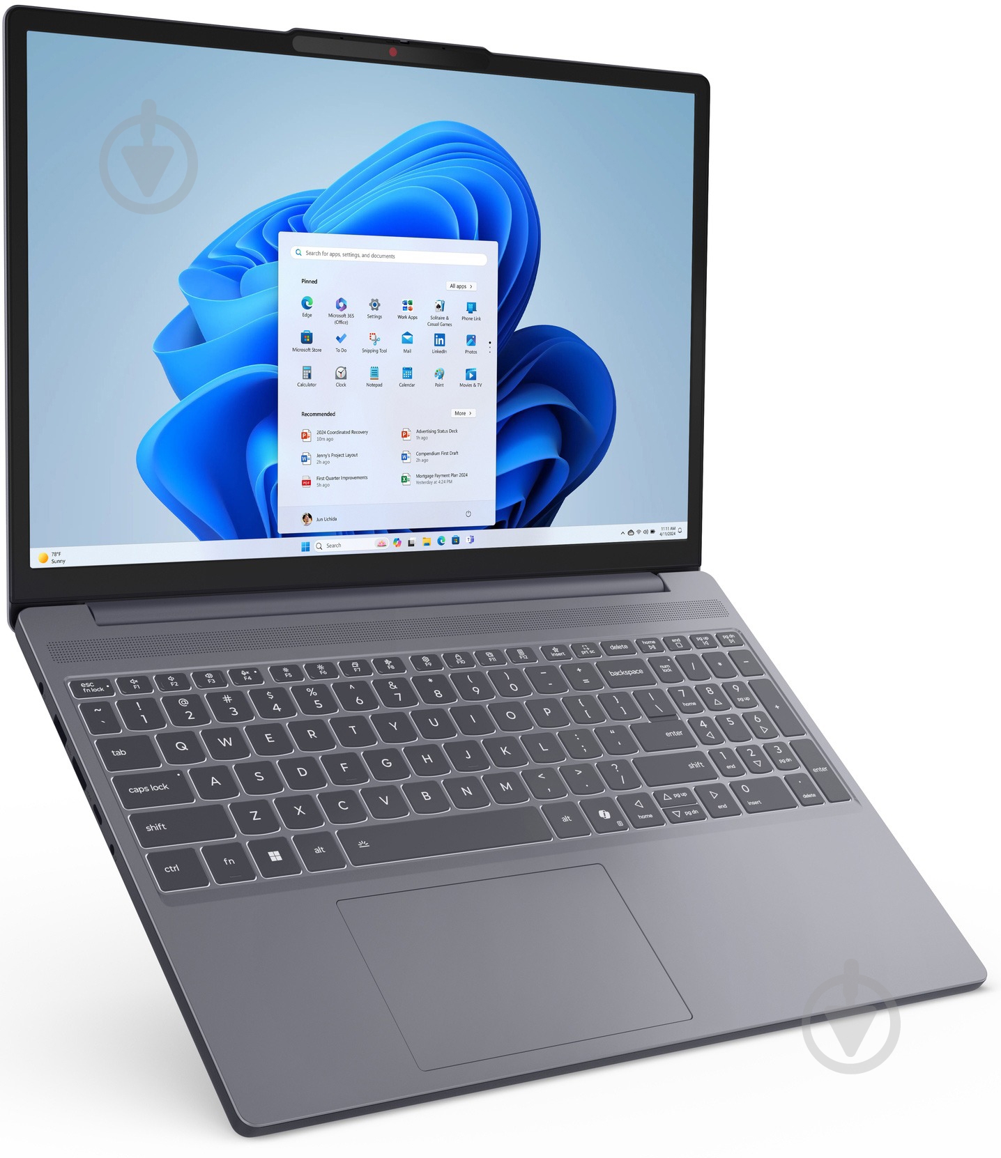 Ноутбук Lenovo ideapad Slim 3 15ARP10 15,3" (83K700A0RA) luna grey - фото 13 Ноутбук Lenovo ideapad Slim 3 15ARP10 15,3" (83K700A0RA) luna grey - фото 13