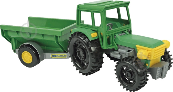 Трактор Wader Фермер с прицепом 39348 - фото 1