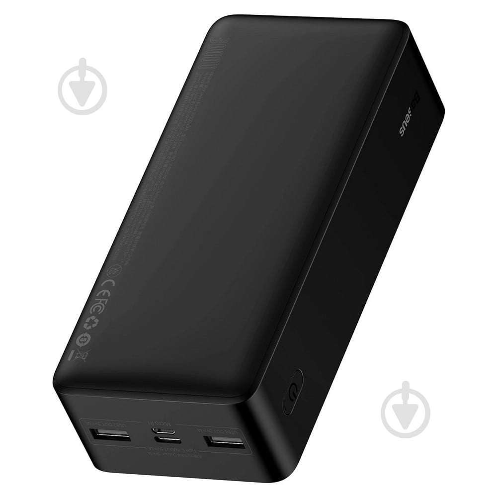 Повербанк BASEUS Bipow Digital Display 15W 30000 mAh black (PPBD050201) - фото 4 Повербанк BASEUS Bipow Digital Display 15W 30000 mAh black (PPBD050201) - фото 4