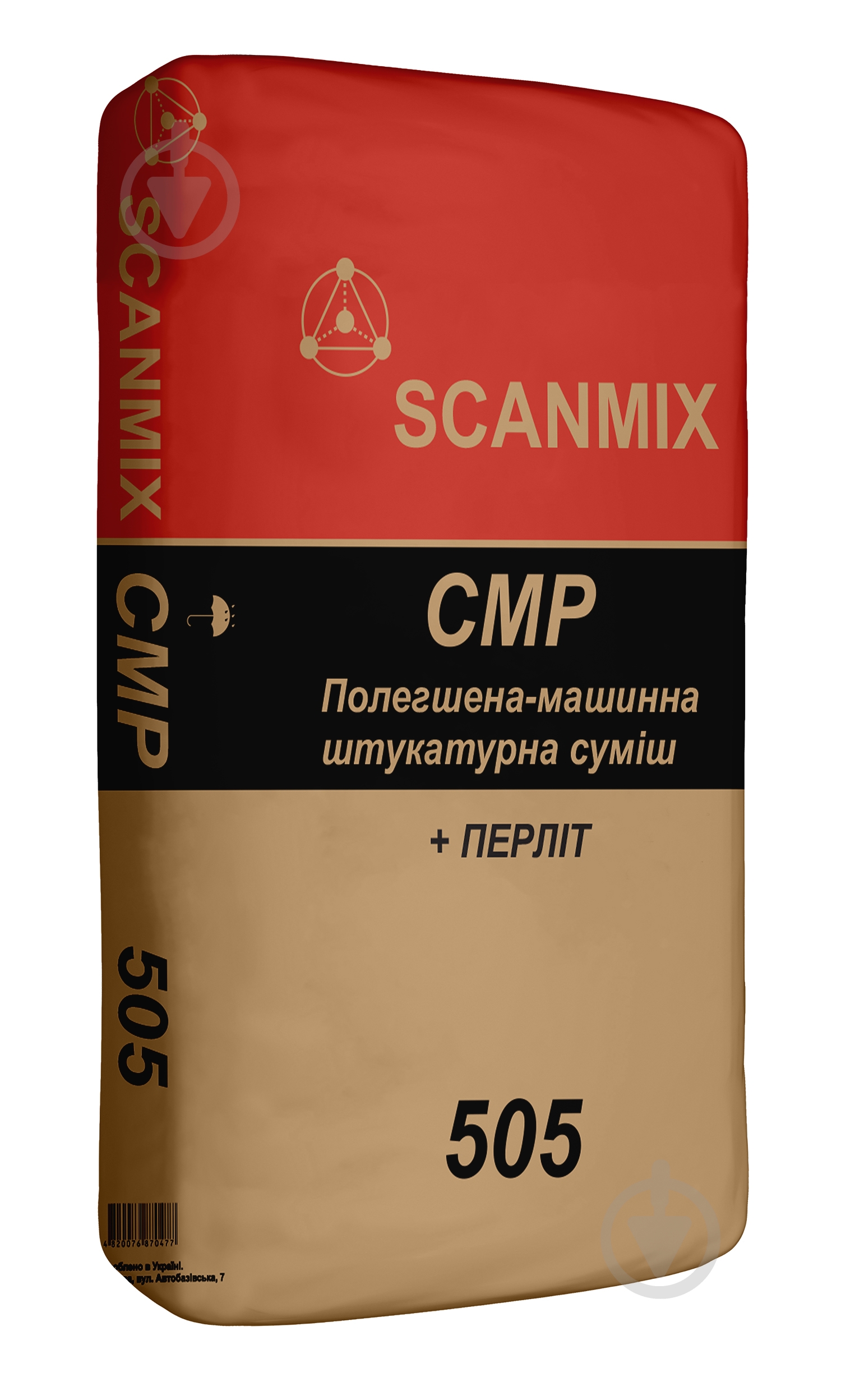 Штукатурка SCANMIX CMP 505 25 кг - фото 1 Штукатурка SCANMIX CMP 505 25 кг - фото 1
