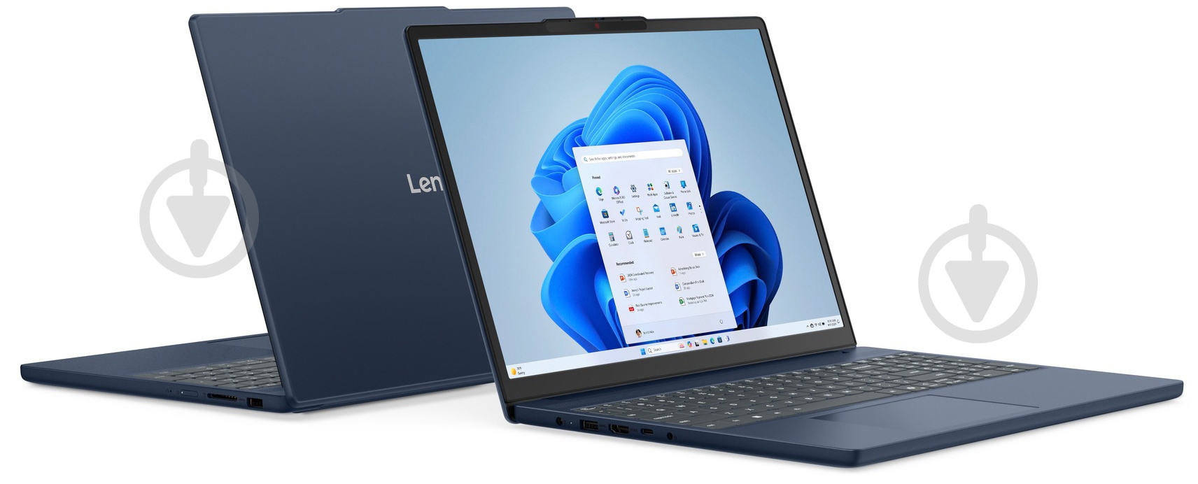 Ноутбук Lenovo ideapad Slim 3 15ARP10 15,3" (83K700AERA) cosmic blue - фото 5