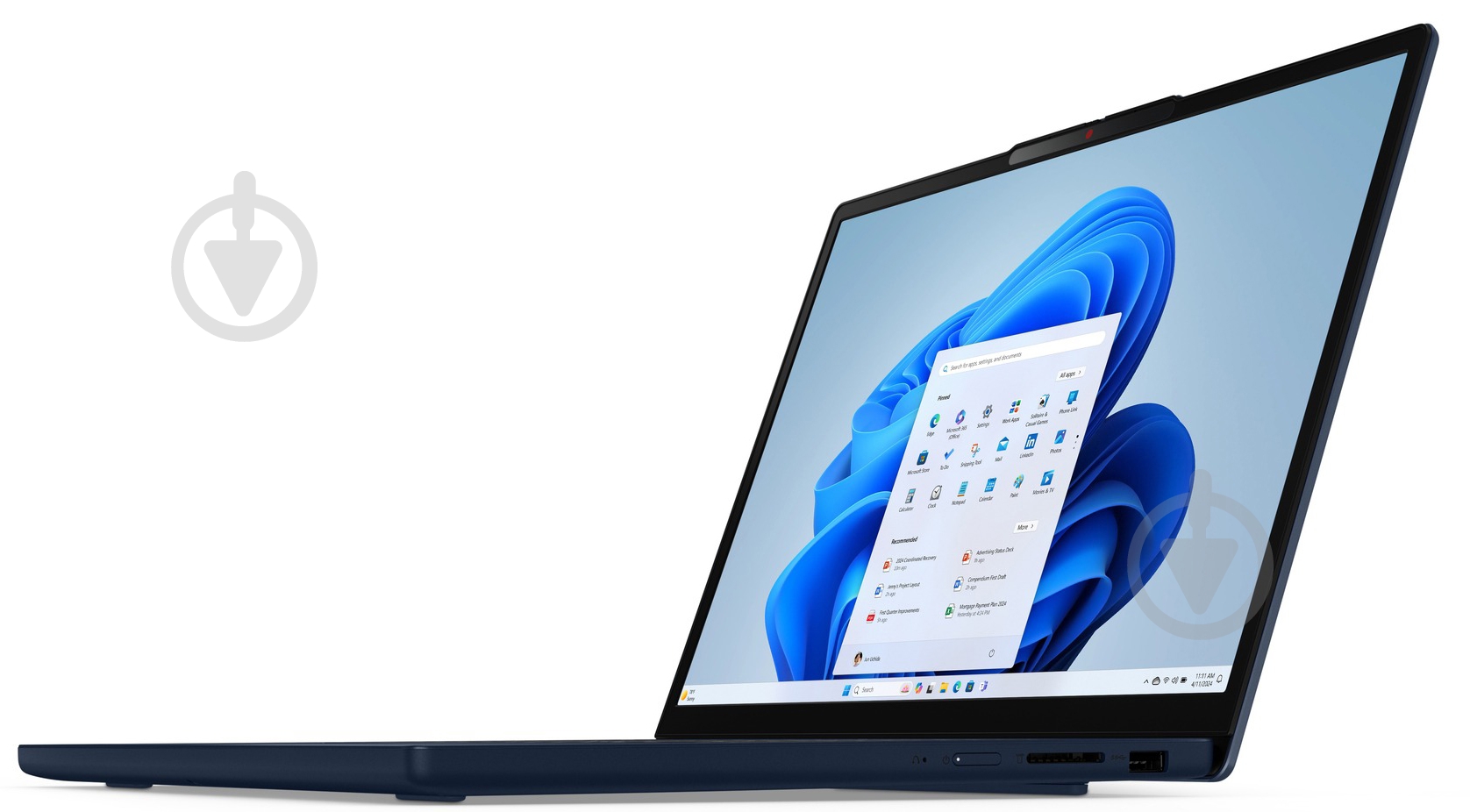 Ноутбук Lenovo ideapad Slim 3 15ARP10 15,3" (83K700AERA) cosmic blue - фото 7