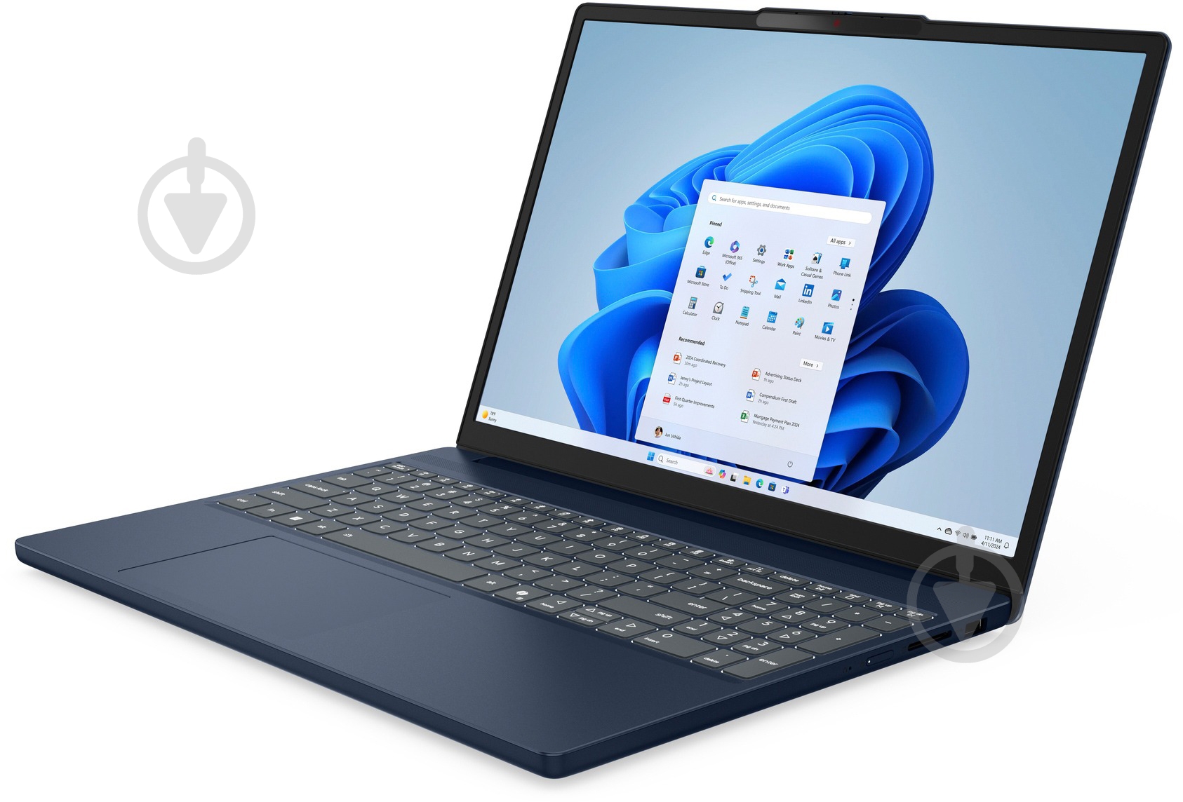 Ноутбук Lenovo ideapad Slim 3 15ARP10 15,3" (83K700AERA) cosmic blue - фото 8