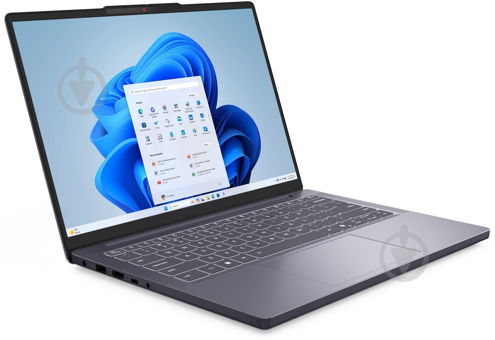 Ноутбук Lenovo Ideapad Slim 3 14IRH10 14" (83K000AVRA) luna grey - фото 10 Ноутбук Lenovo Ideapad Slim 3 14IRH10 14" (83K000AVRA) luna grey - фото 10