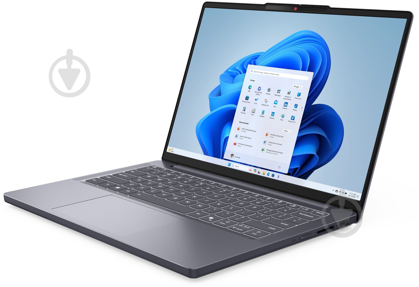 Ноутбук Lenovo Ideapad Slim 3 14IRH10 14" (83K000AVRA) luna grey - фото 7 Ноутбук Lenovo Ideapad Slim 3 14IRH10 14" (83K000AVRA) luna grey - фото 7