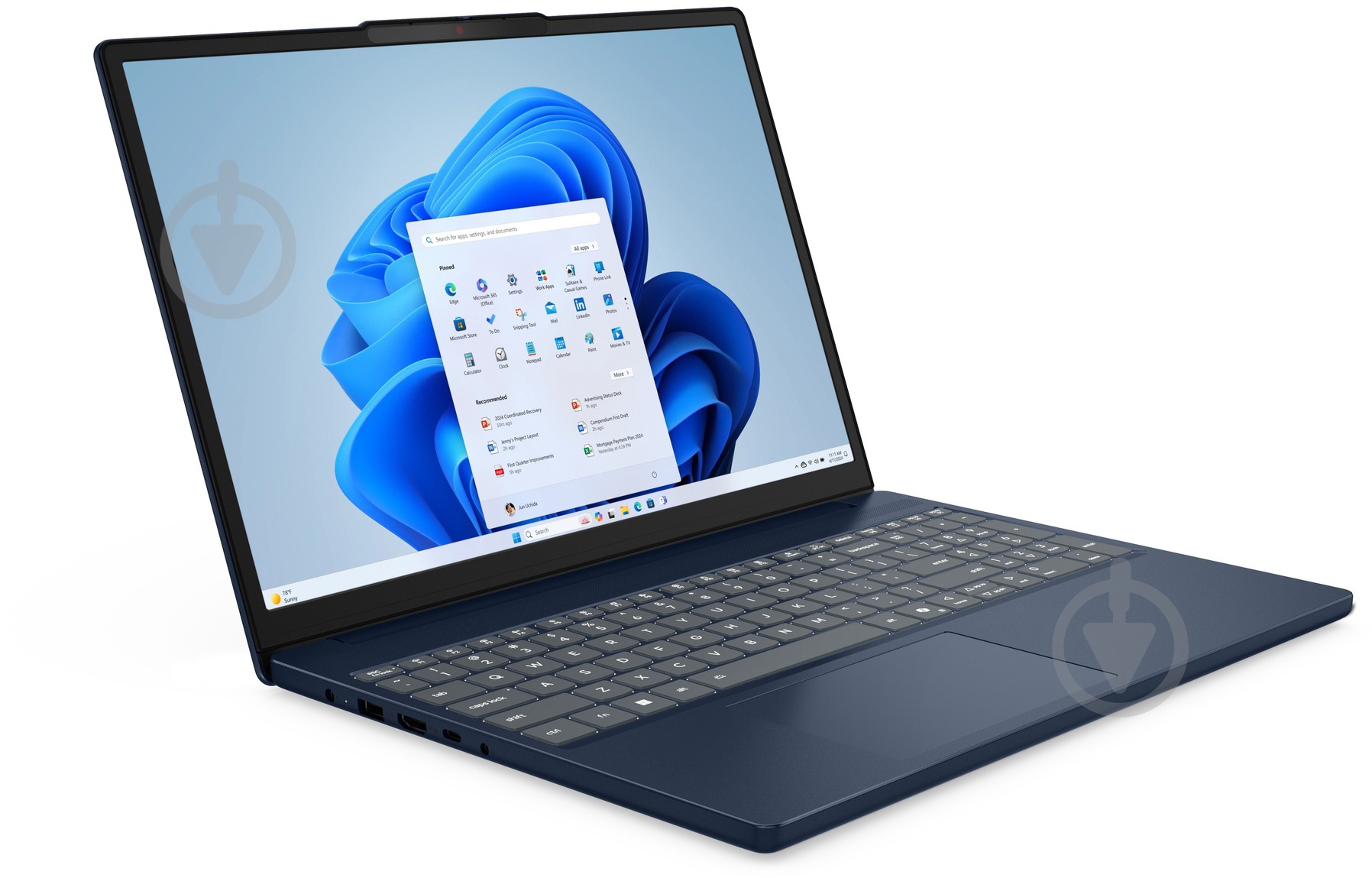 Ноутбук Lenovo Ideapad Slim 3 15IRH10 15,3" (83K100QVRA) cosmic blue - фото 12 Ноутбук Lenovo Ideapad Slim 3 15IRH10 15,3" (83K100QVRA) cosmic blue - фото 12