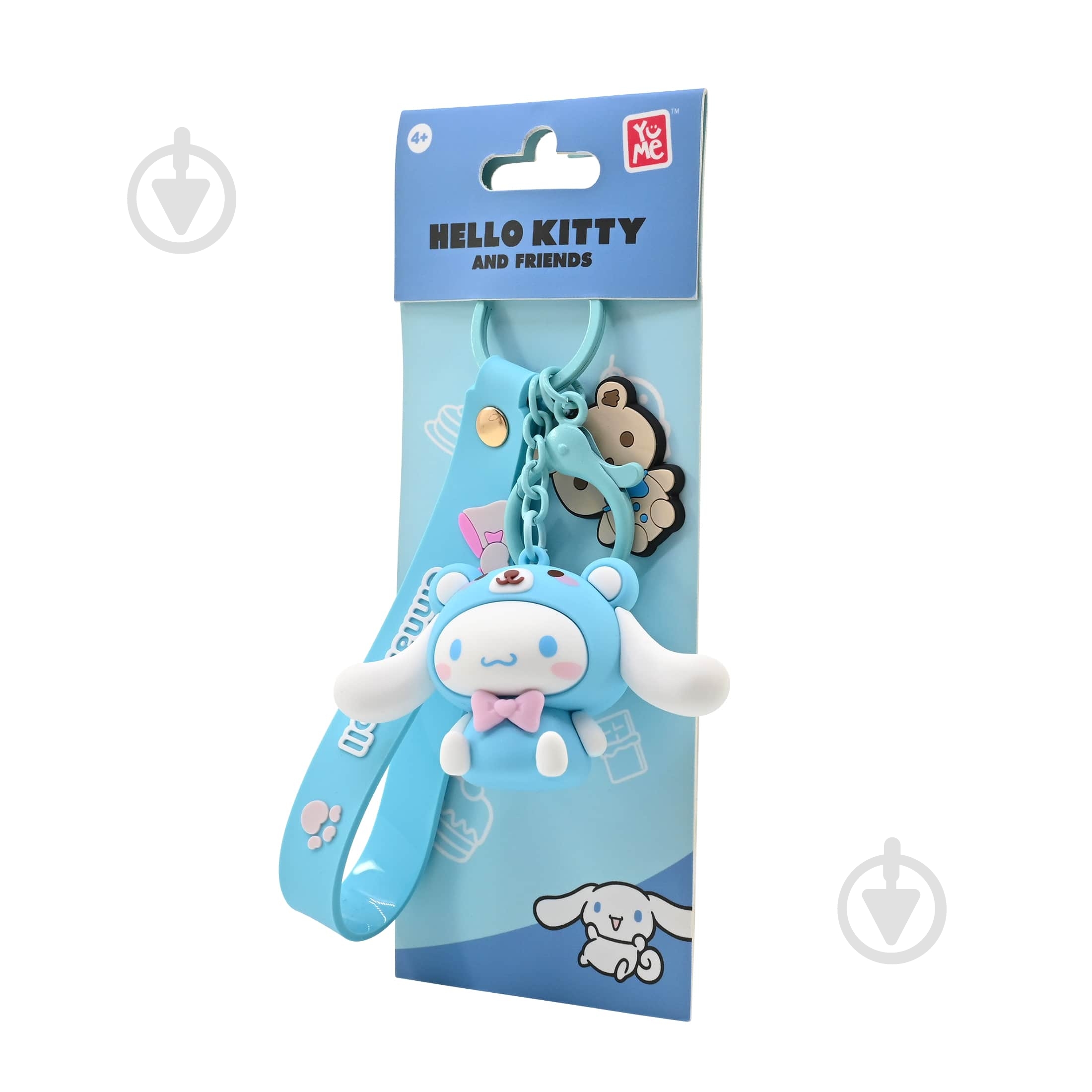 Брелок для ключей Hello Kitty Синаморол с животным - фото 2