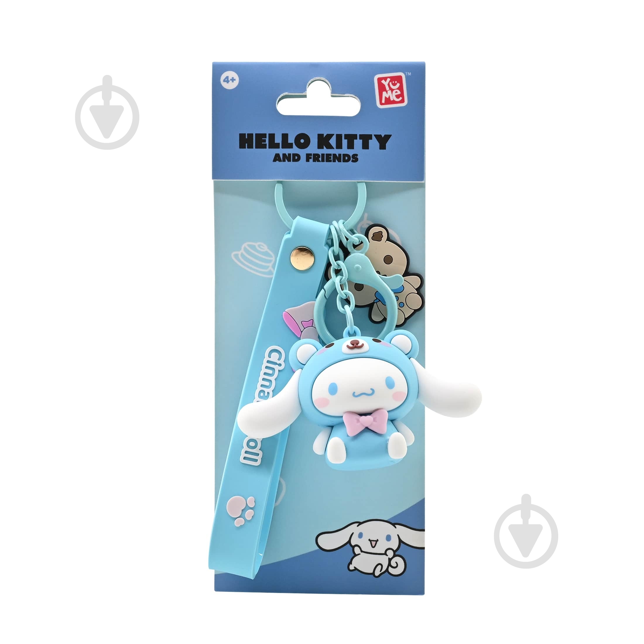Брелок для ключей Hello Kitty Синаморол с животным - фото 1