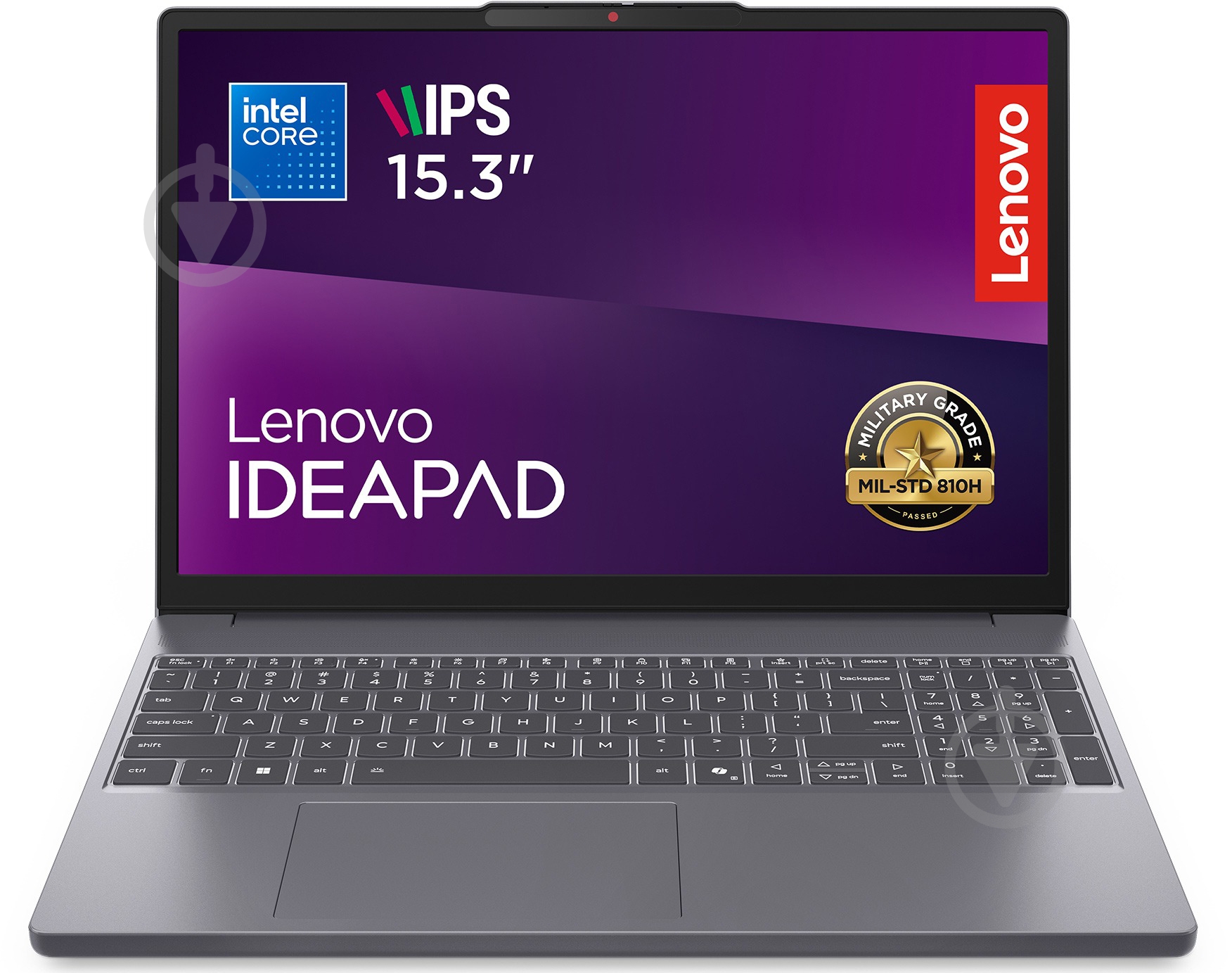 Ноутбук Lenovo Ideapad Slim 3 15IRU10 15,3" (83KD0016RA) luna grey - фото 1 Ноутбук Lenovo Ideapad Slim 3 15IRU10 15,3" (83KD0016RA) luna grey - фото 1