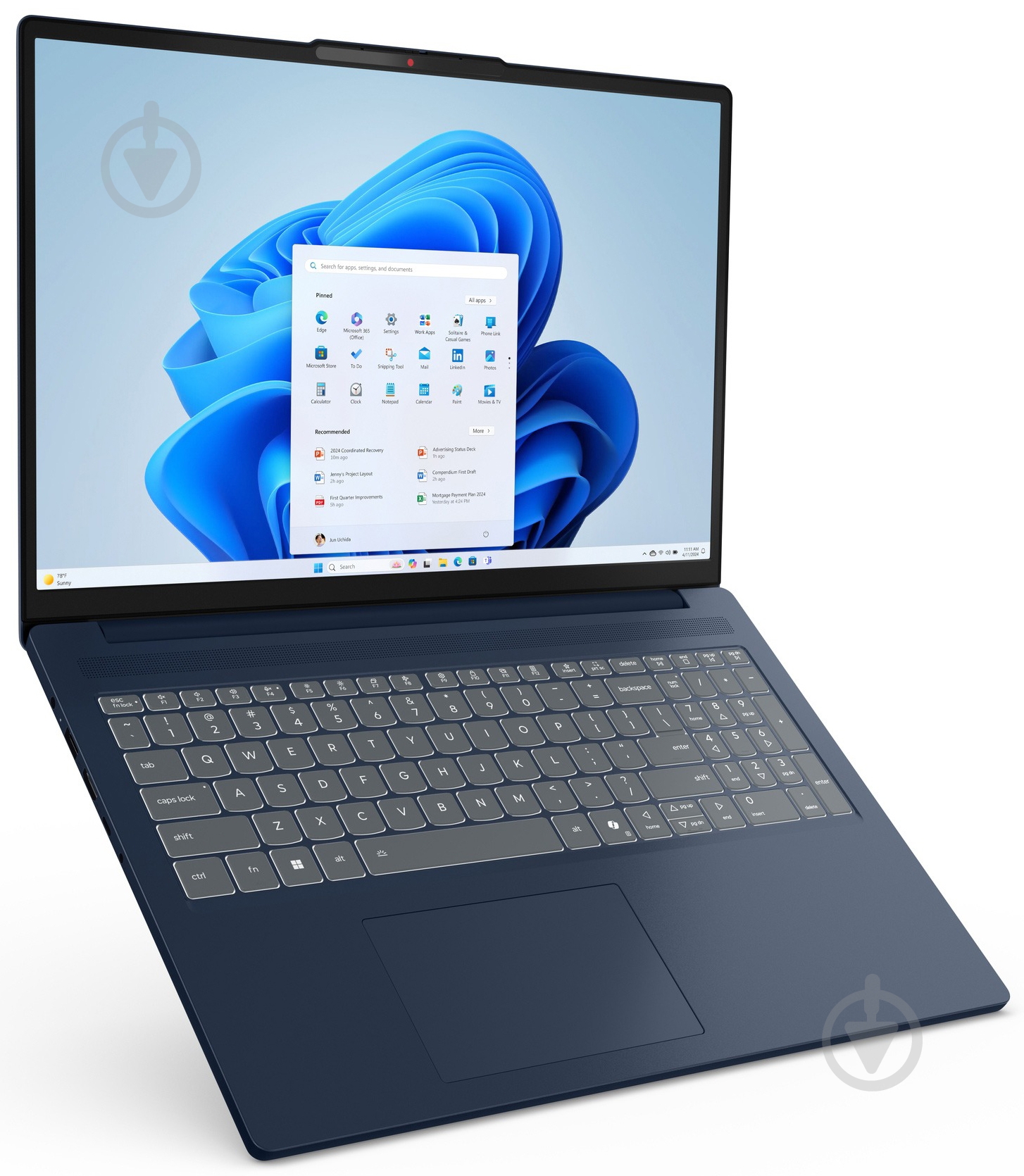 Ноутбук Lenovo ideapad Slim 3 16IRH10 16" (83K2007JRA) cosmic blue - фото 14 Ноутбук Lenovo ideapad Slim 3 16IRH10 16" (83K2007JRA) cosmic blue - фото 14