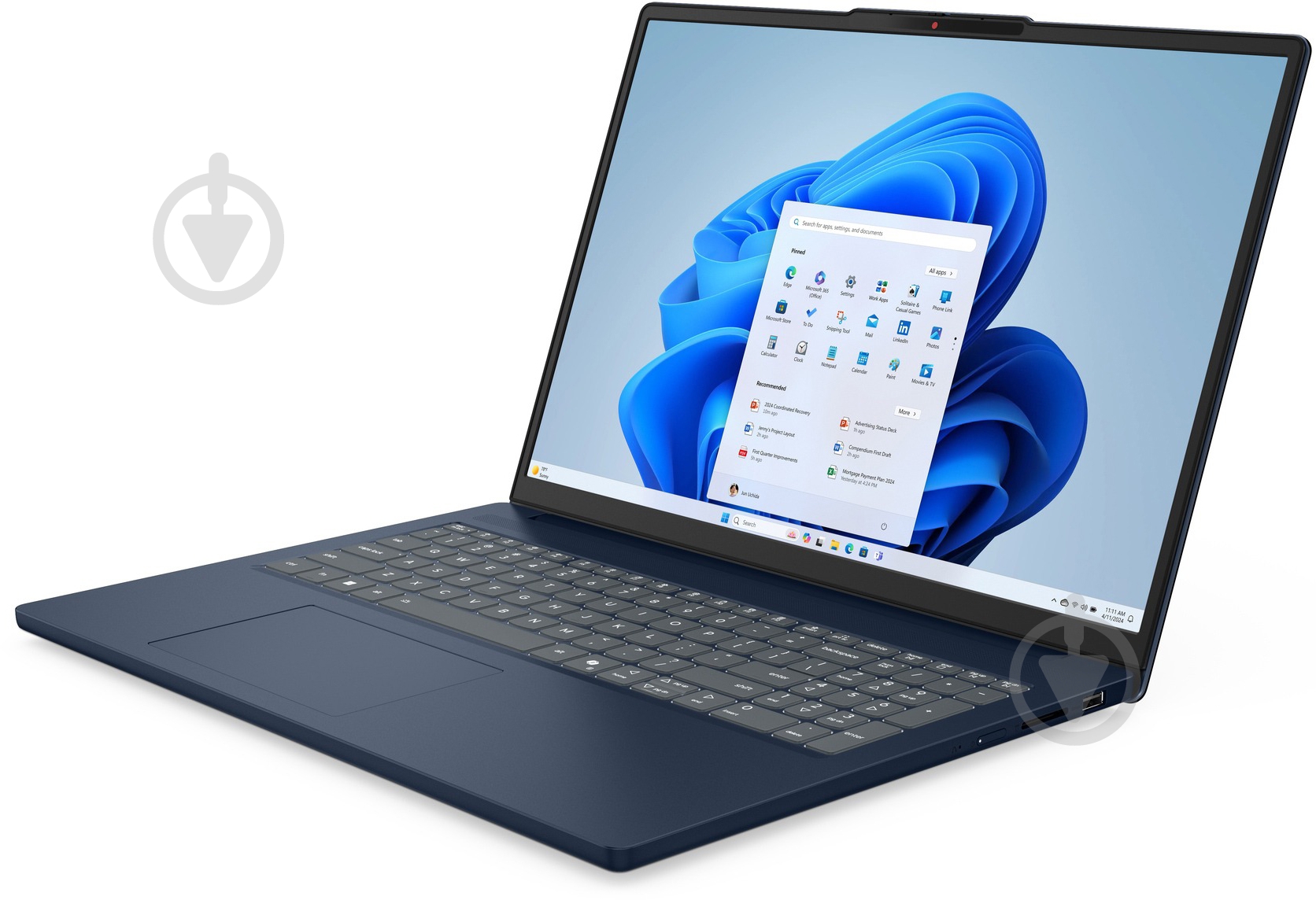 Ноутбук Lenovo ideapad Slim 3 16IRH10 16" (83K2007JRA) cosmic blue - фото 7 Ноутбук Lenovo ideapad Slim 3 16IRH10 16" (83K2007JRA) cosmic blue - фото 7