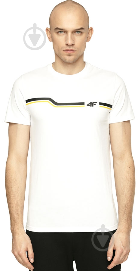 Футболка 4F H4L20-TSM024A-10S H4L20-TSM024A-10S р.M белый - фото 4