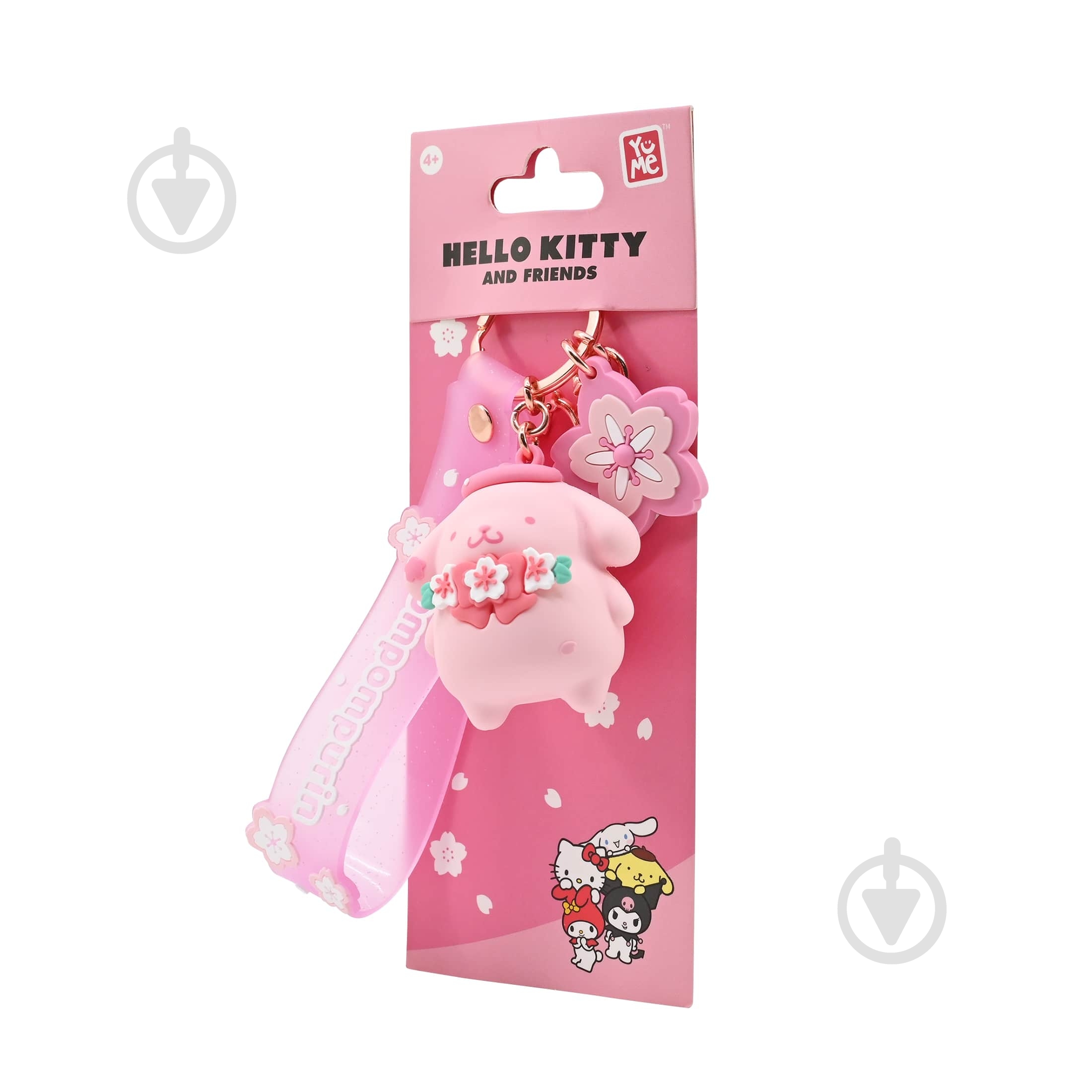 Брелок для ключей Hello Kitty Сакура Помпомпурин - фото 2