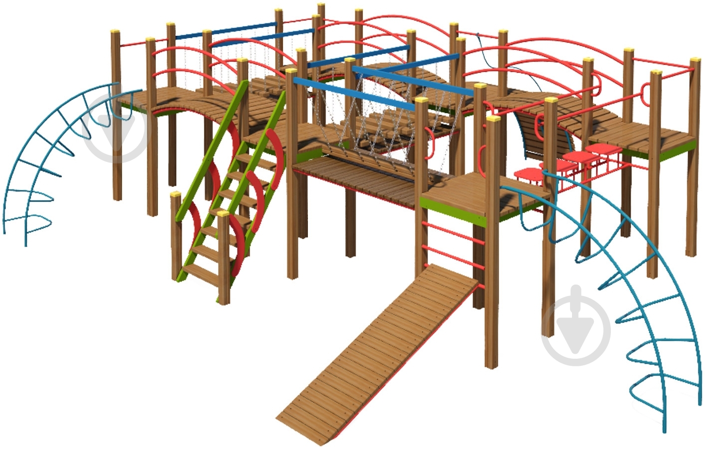 Игровой комплекс InterAtletika S715 - фото 1