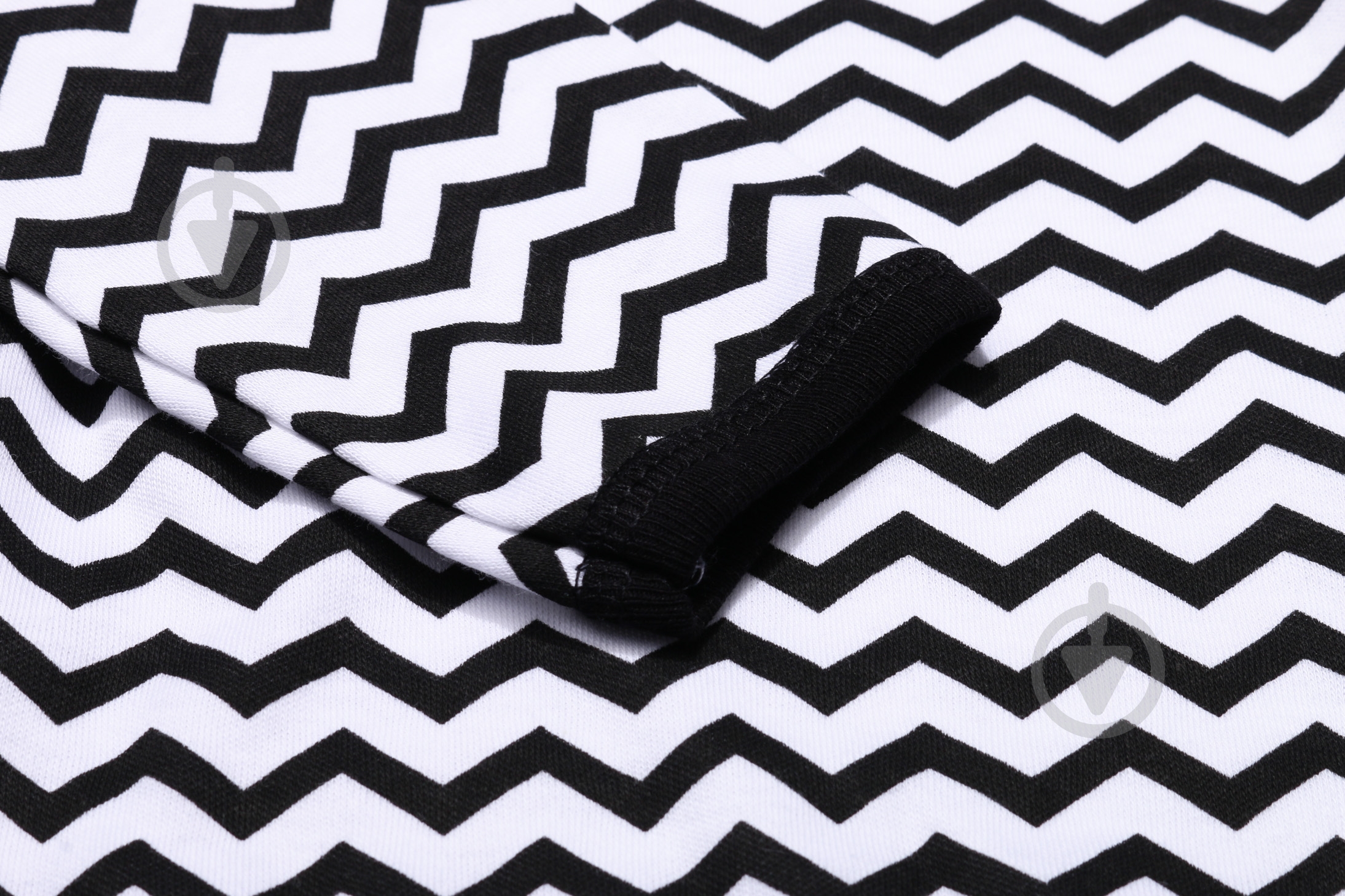 Боди детское для девочки для мальчика унисекс Bambinelli зигзаг р.92 черно-белый - фото 4