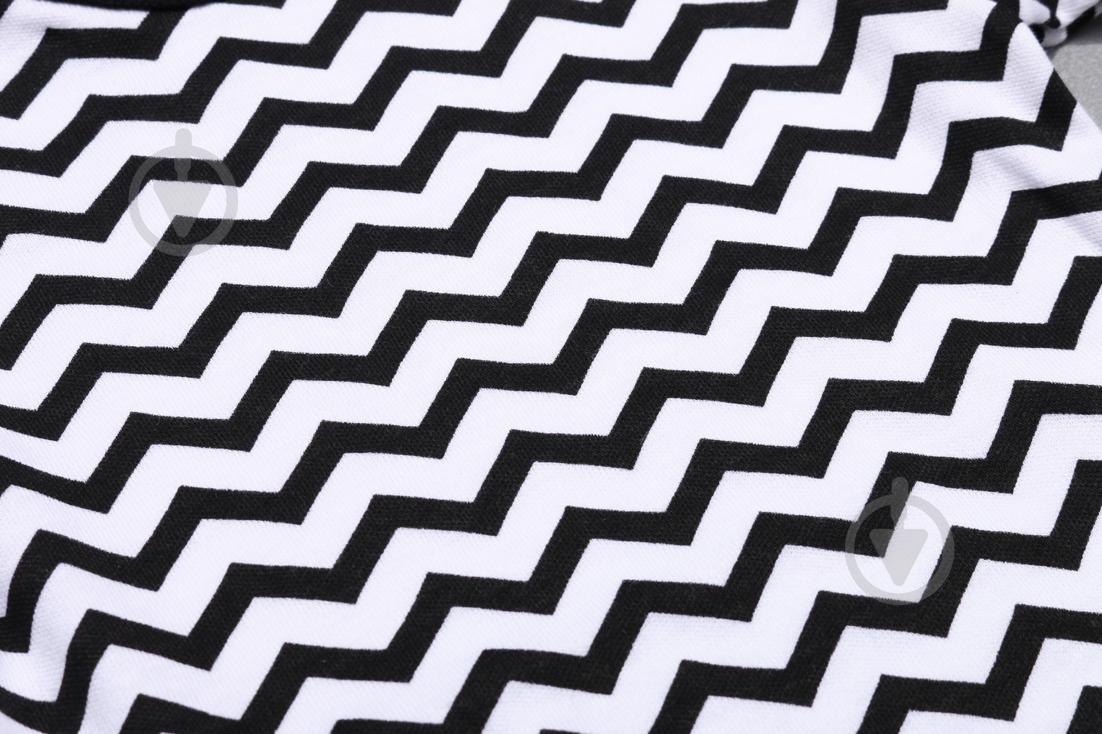 Боди детское для девочки для мальчика унисекс Bambinelli зигзаг р.92 черно-белый - фото 5