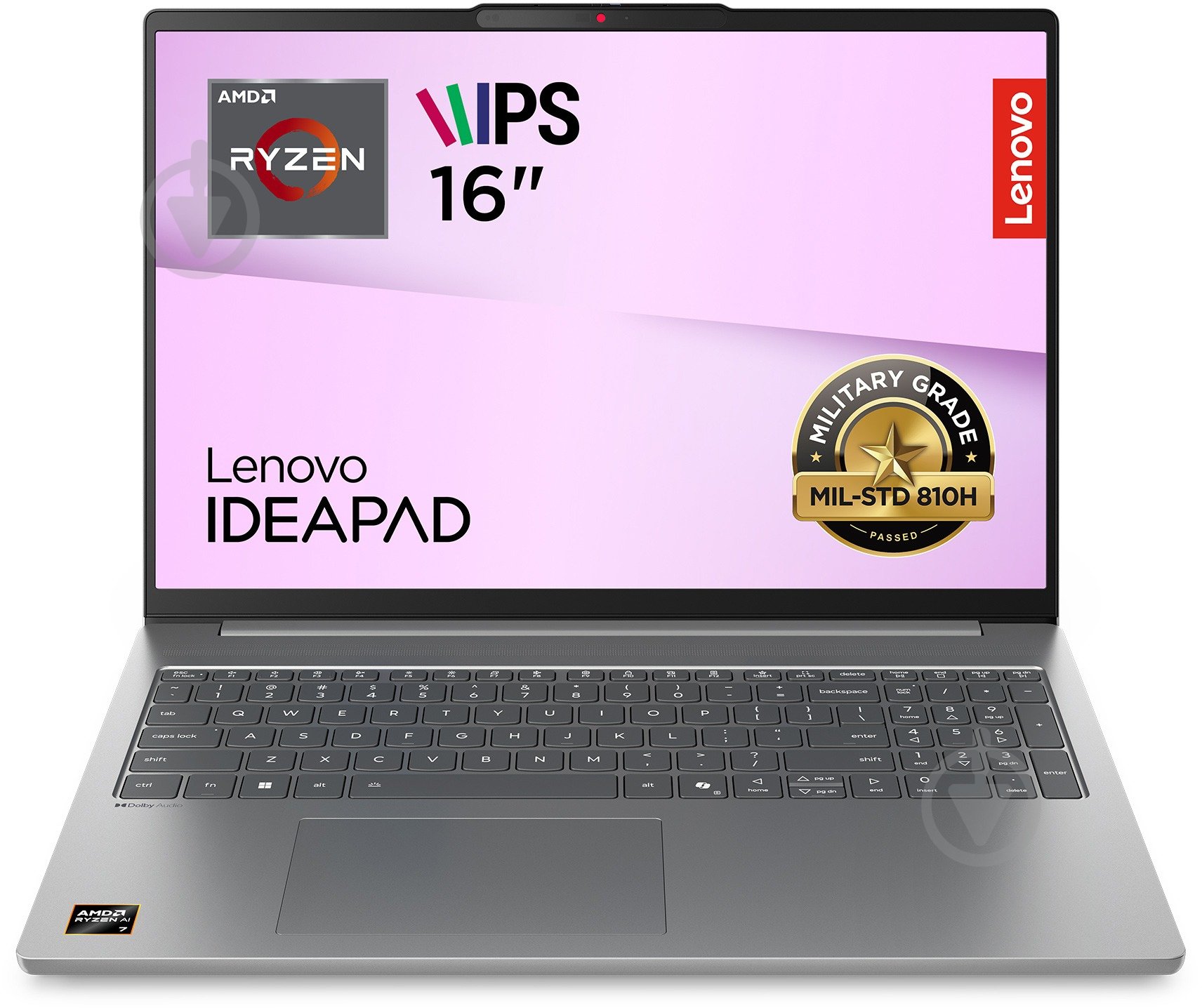 Ноутбук Lenovo ideapad Slim 5 16ARP10 16" (83HU0031RA) luna grey - фото 1