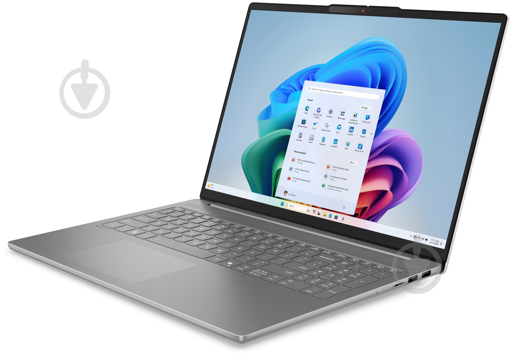 Ноутбук Lenovo ideapad Slim 5 16ARP10 16" (83HU0031RA) luna grey - фото 7