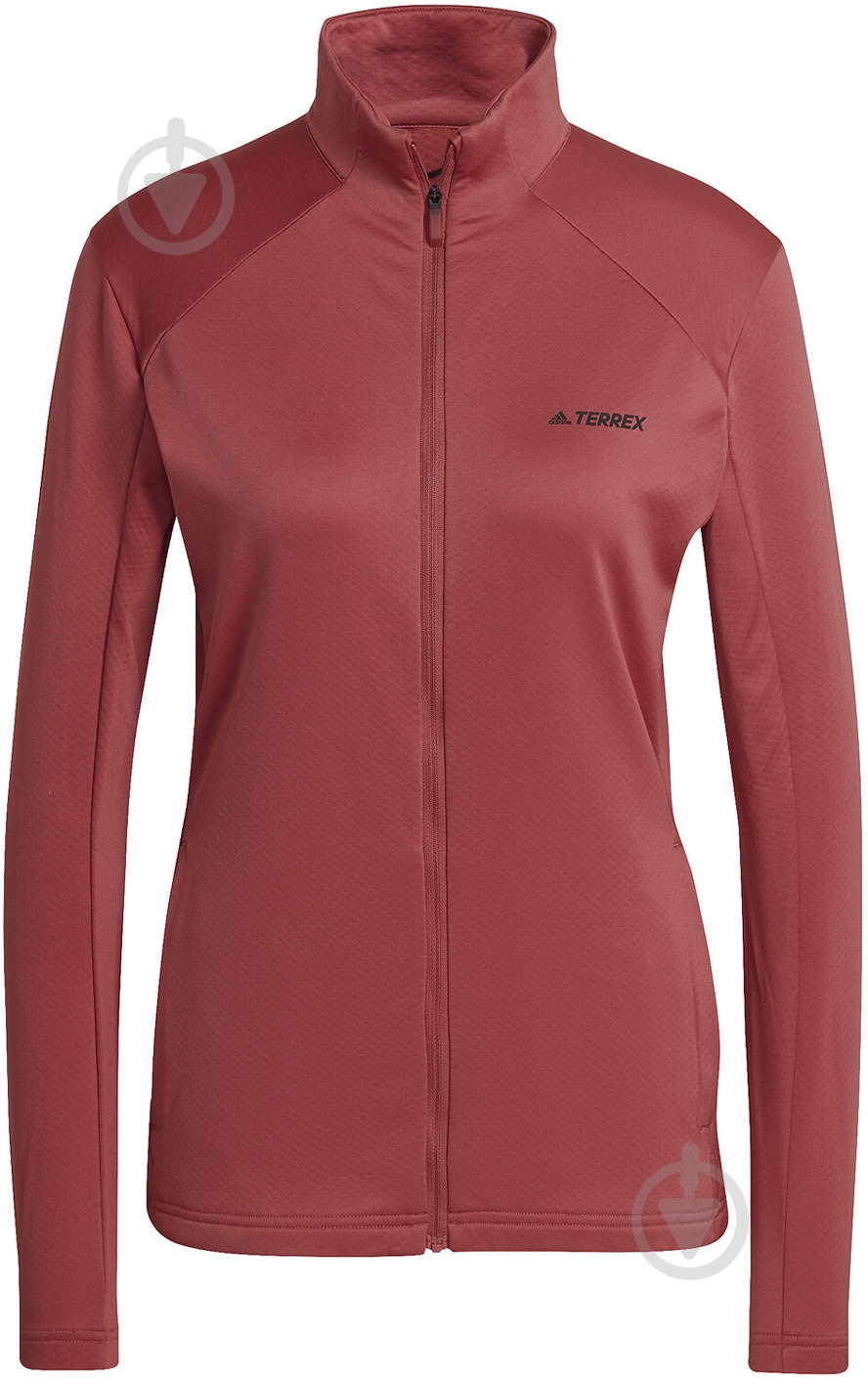 Джемпер Adidas Terrex Multi FZ HH9042 р.L бордовый - фото 1