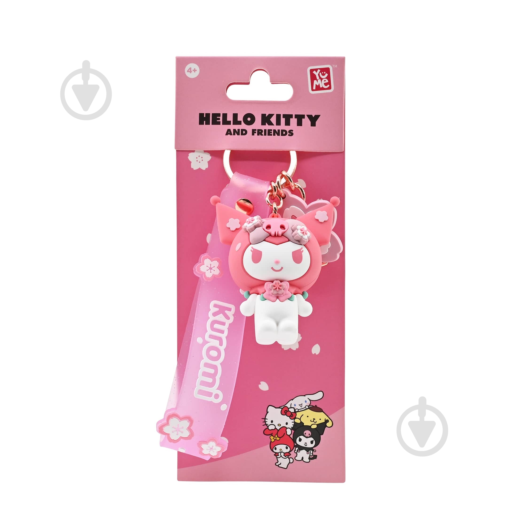 Брелок для ключей Hello Kitty Сакура Куроми - фото 1 Брелок для ключей Hello Kitty Сакура Куроми - фото 1