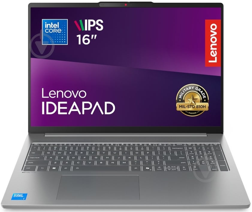 Ноутбук Lenovo ideapad Slim 5 16IRH10 16" (83HS008NRA) luna grey - фото 1