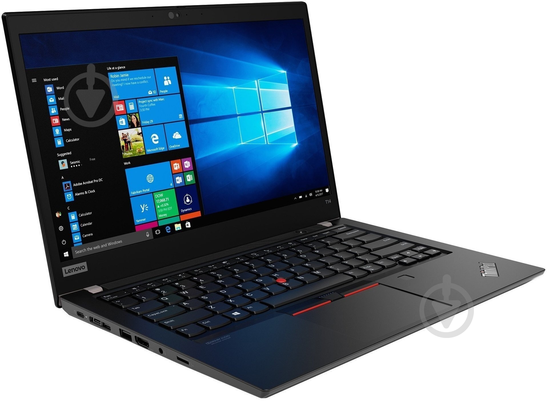 Ноутбук Lenovo ThinkPad T14 14 (20W0000ERA) black - фото 4 Ноутбук Lenovo ThinkPad T14 14 (20W0000ERA) black - фото 4