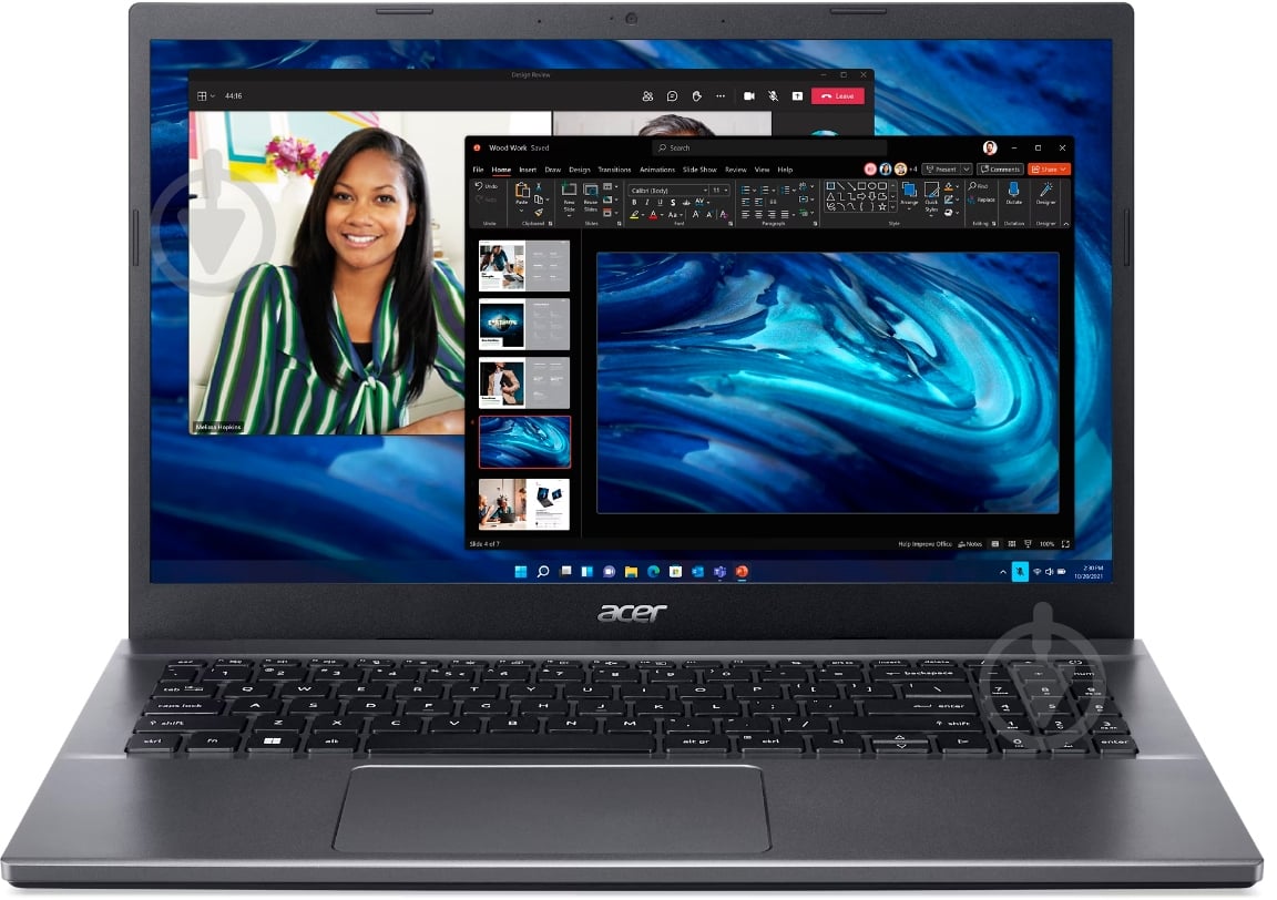 Ноутбук Acer Extensa 15 EX215-55 15,6" (NX.EGYEU.034) steel gray - фото 1