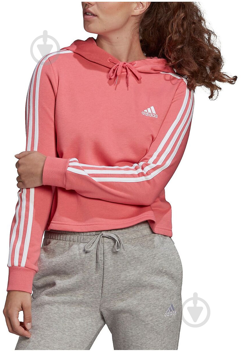Джемпер Adidas Essentials GM5585 р.M розовый - фото 7 Джемпер Adidas Essentials GM5585 р.M розовый - фото 7
