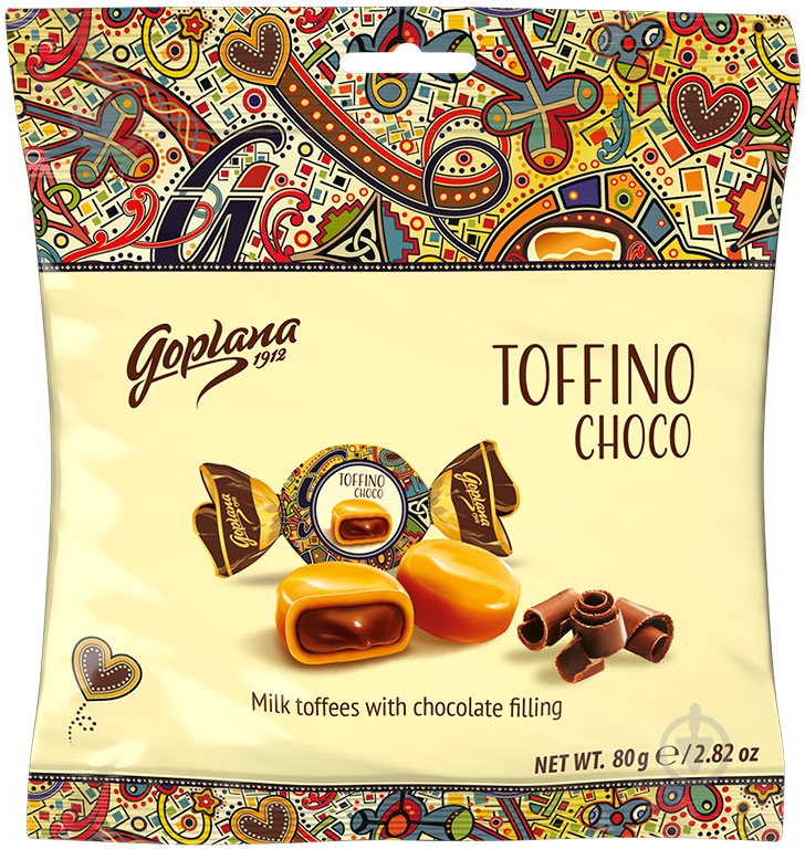 Конфеты Goplana 80 г (Toffino Choco) - фото 1 Конфеты Goplana 80 г (Toffino Choco) - фото 1