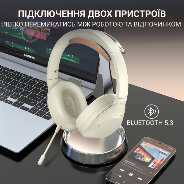 Наушники FIFINE X3W Wireless beige (X3W) - фото 10