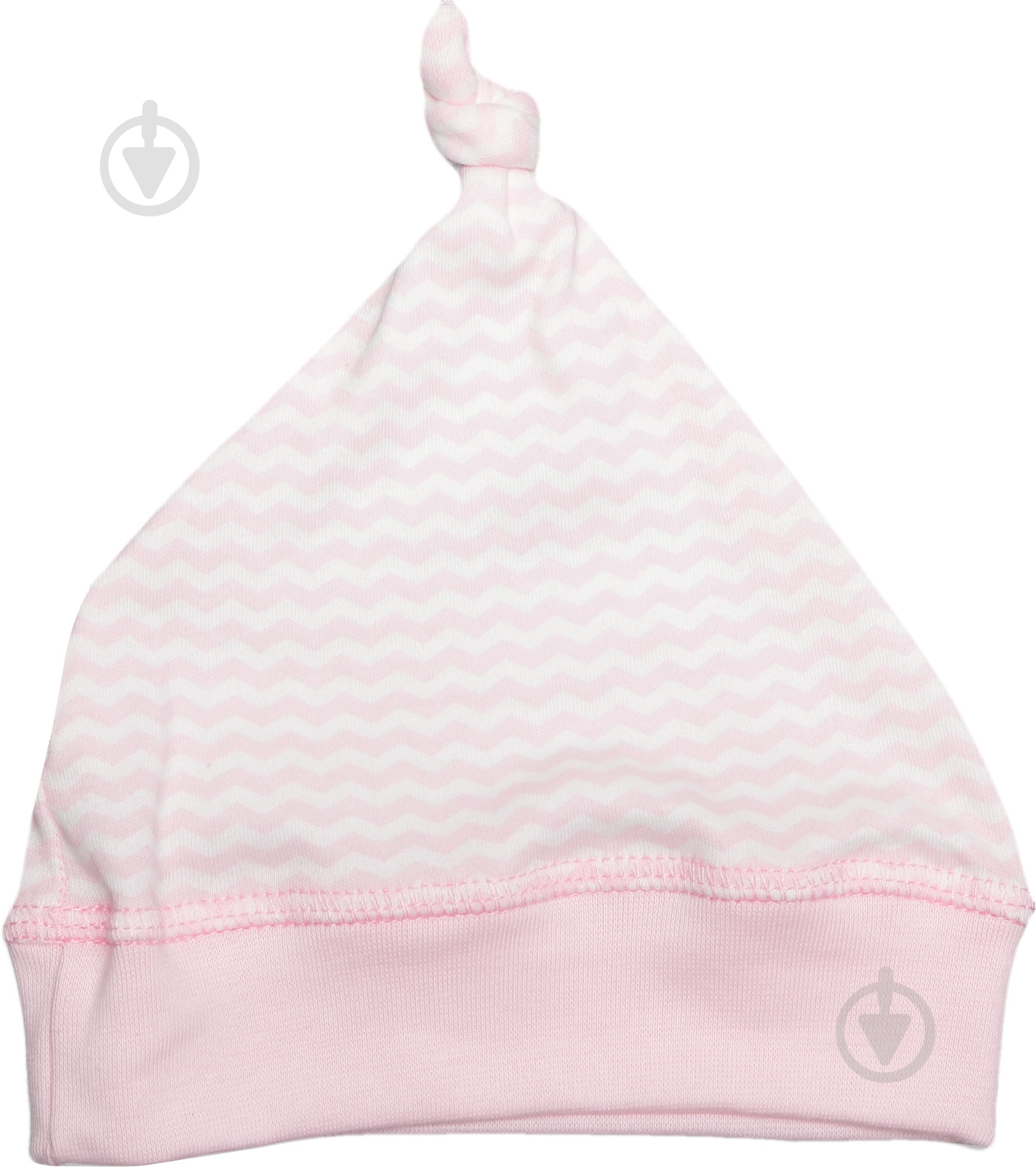 Шапочка детская Bambinelli зигзаг розовый - фото 2