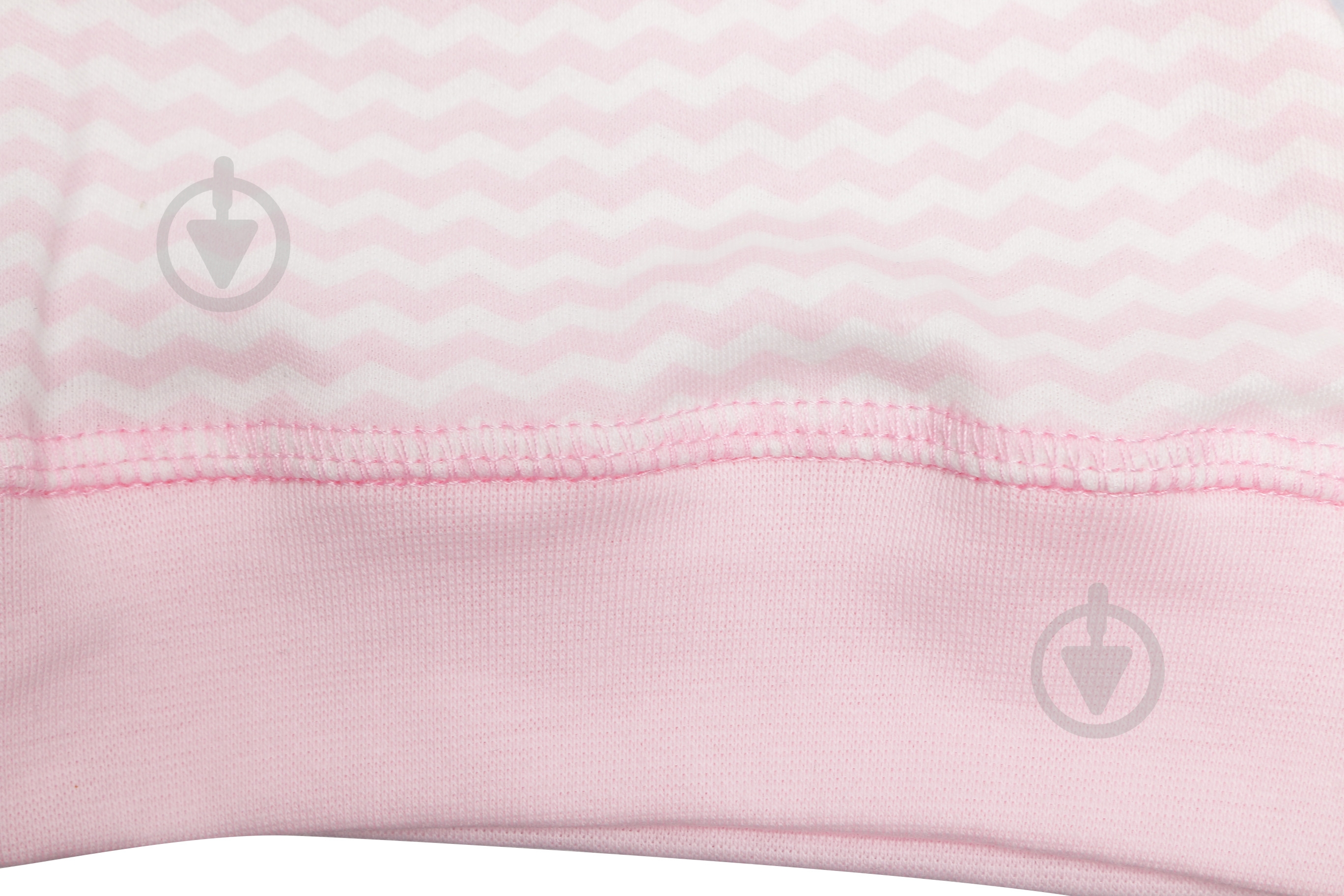 Шапочка детская Bambinelli зигзаг розовый - фото 3