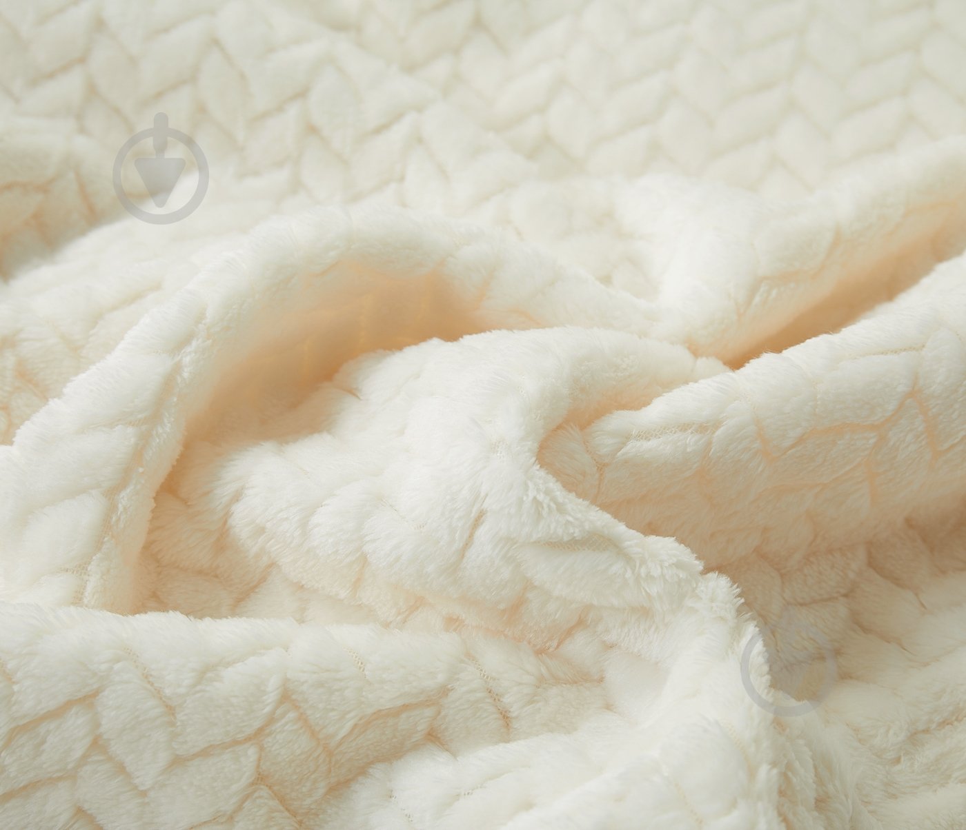 Плед Embossed Leon 220x200 см белый La Nuit - фото 3