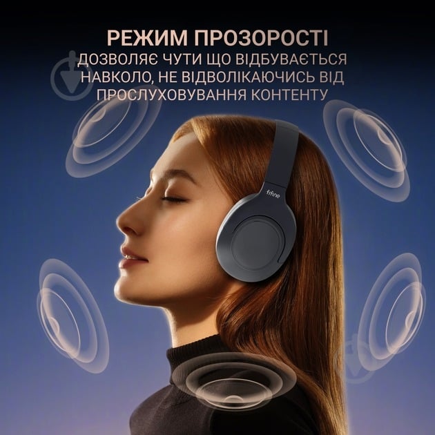 Наушники FIFINE X3 Wireless black (X3) - фото 8