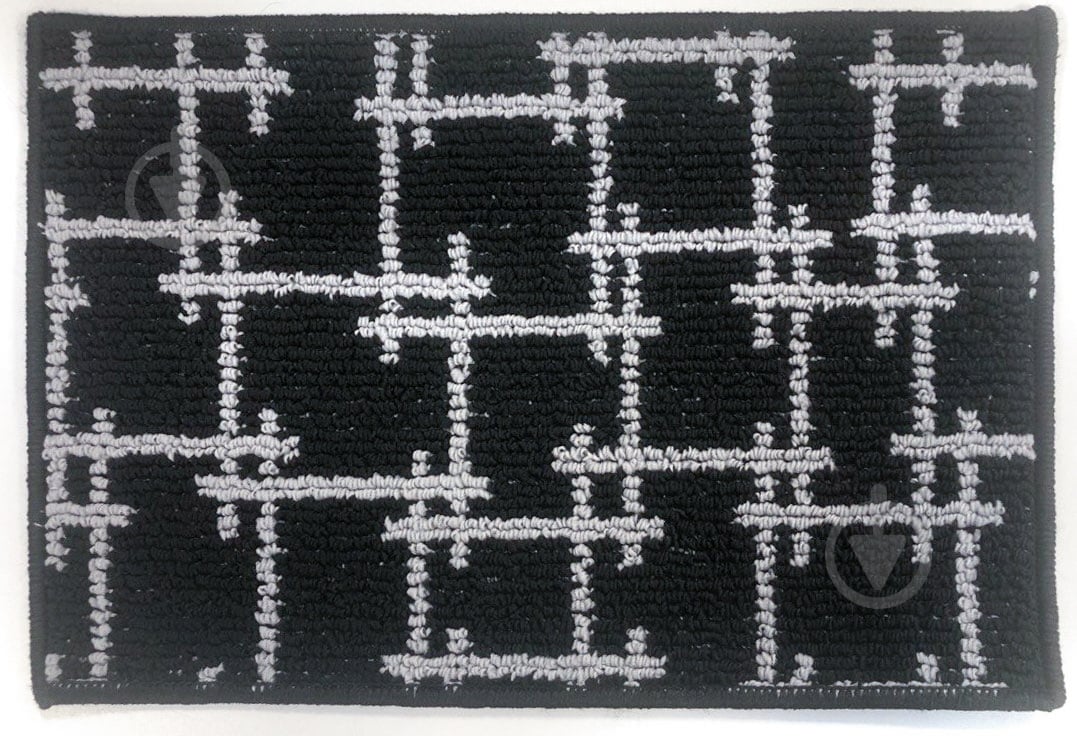 Коврик Dariana MINI 4 40x60 см черный - фото 1